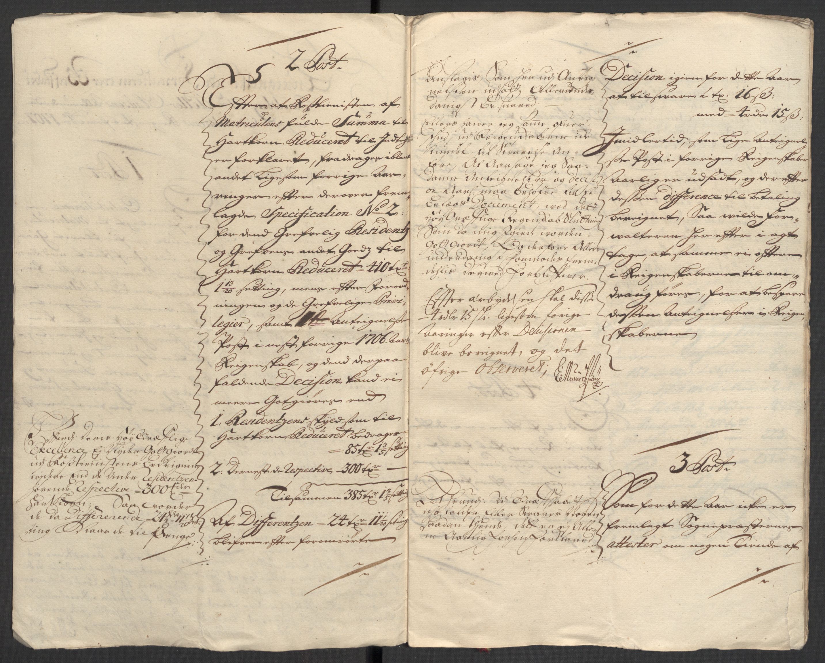 Rentekammeret inntil 1814, Reviderte regnskaper, Fogderegnskap, RA/EA-4092/R32/L1872: Fogderegnskap Jarlsberg grevskap, 1706-1707, p. 501