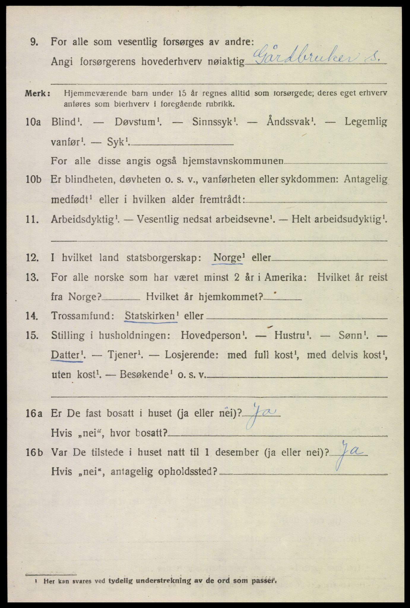 SAK, 1920 census for Halse og Harkmark, 1920, p. 3045