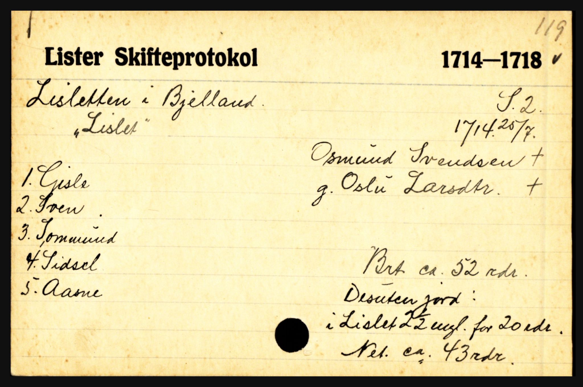 Lister sorenskriveri, AV/SAK-1221-0003/H, p. 23815