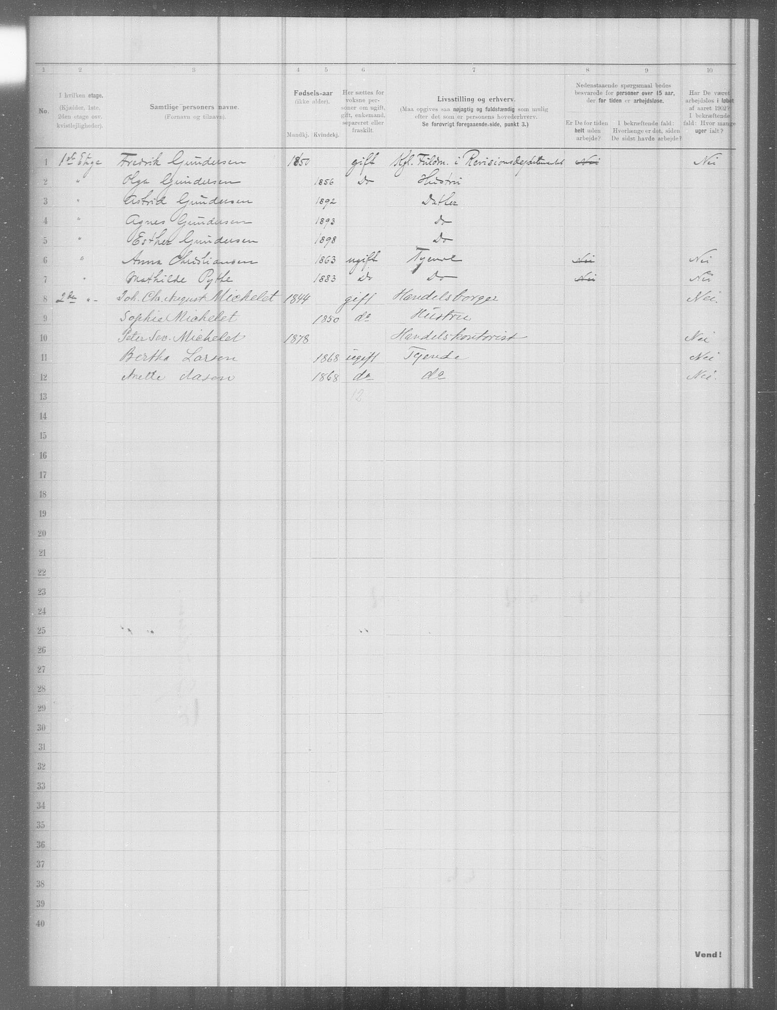 OBA, Municipal Census 1902 for Kristiania, 1902, p. 7790