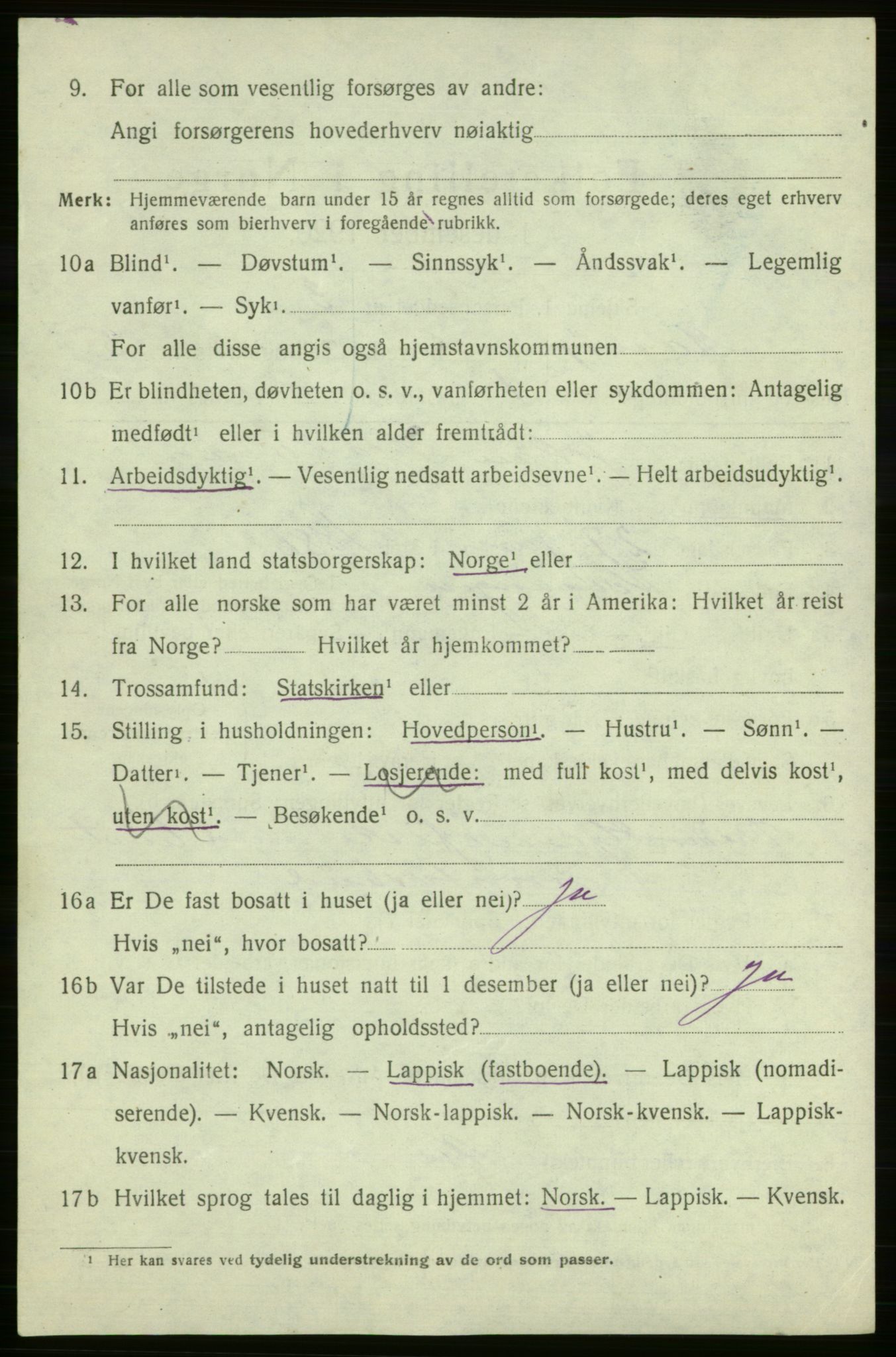 SATØ, 1920 census for Måsøy, 1920, p. 2345