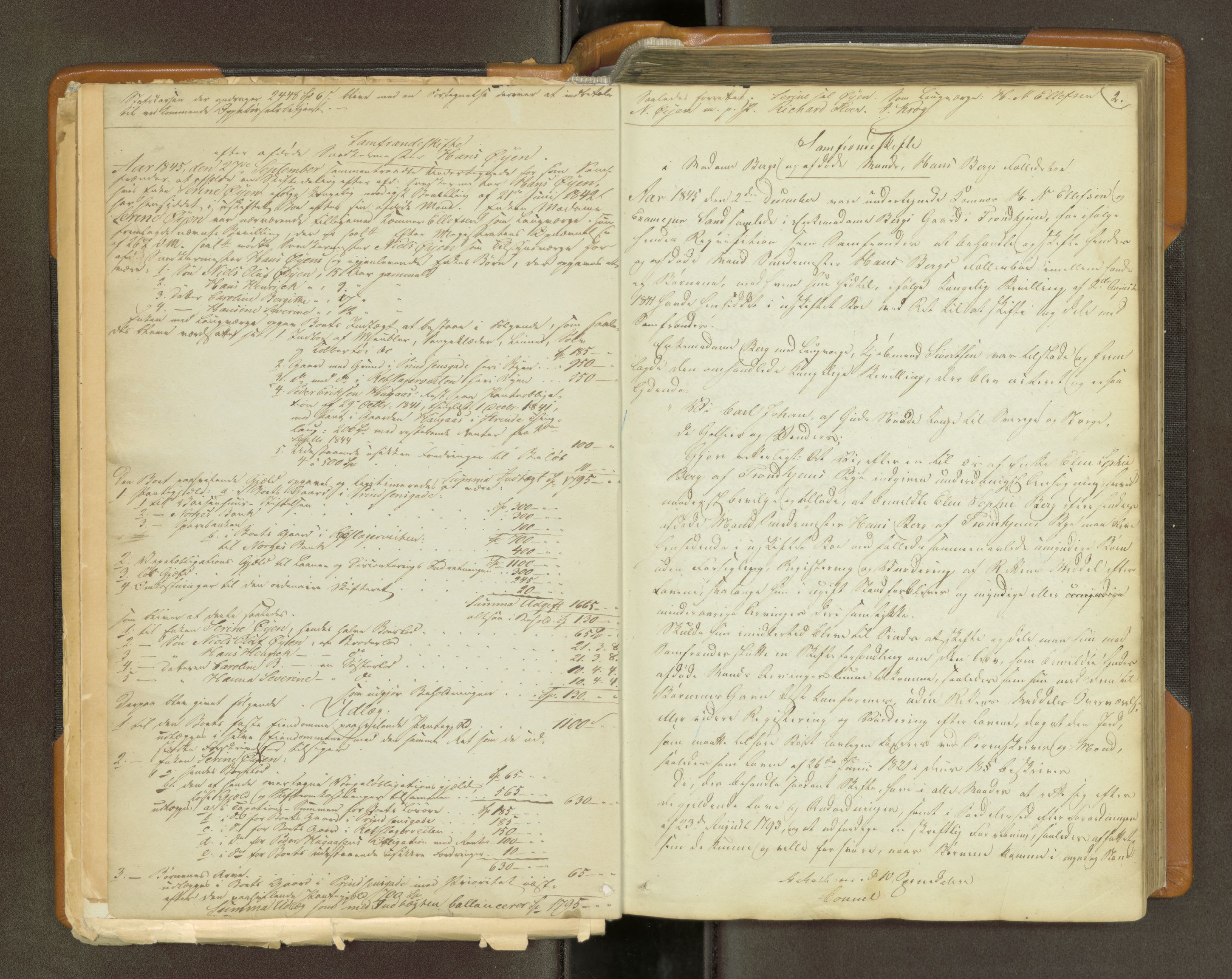 Trondheim byfogd, AV/SAT-A-0003/1/3/3Ad/L001: Skifteprotokoll - samfrendeskifter, 1844-1917, p. 2