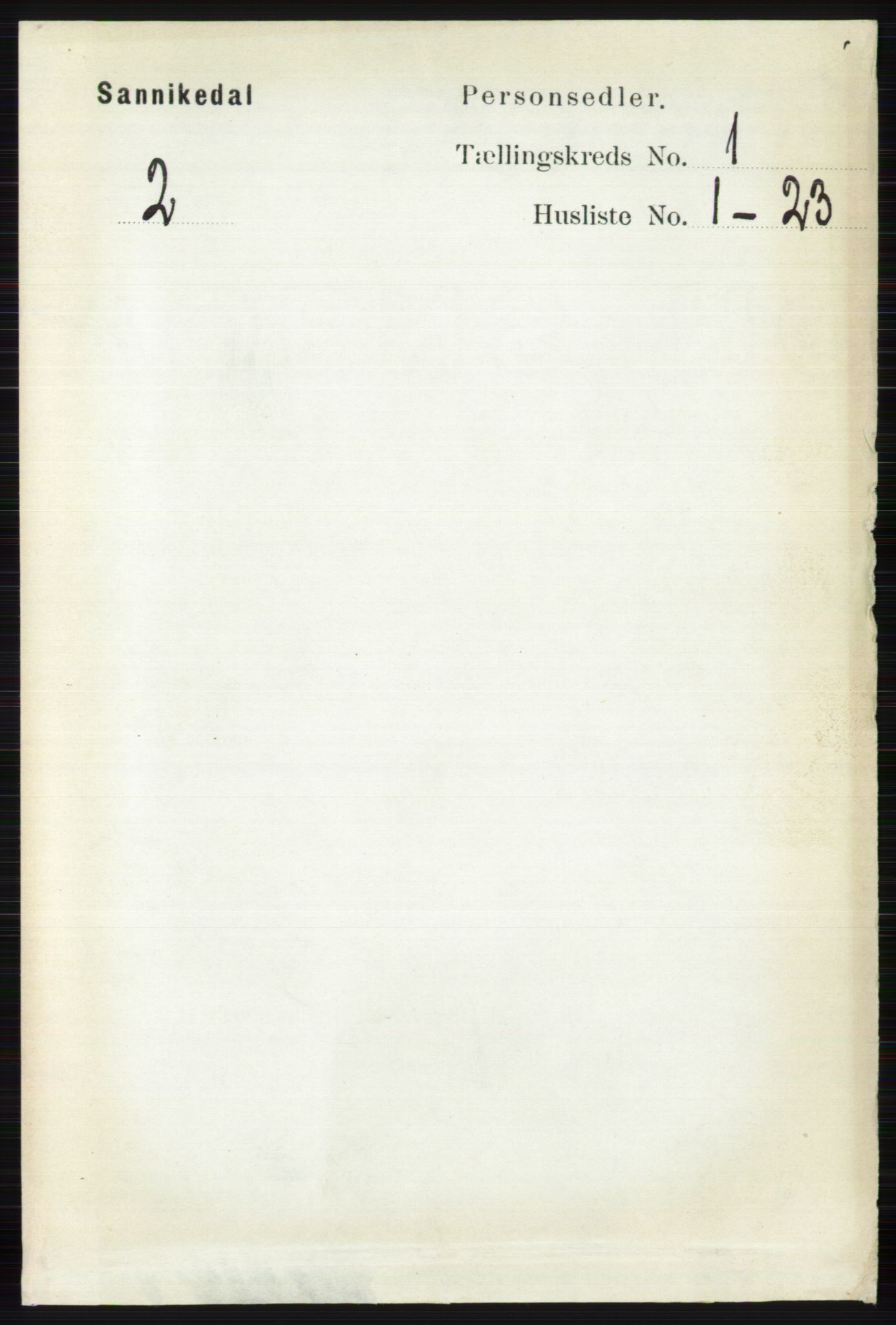 RA, 1891 census for 0816 Sannidal, 1891, p. 73