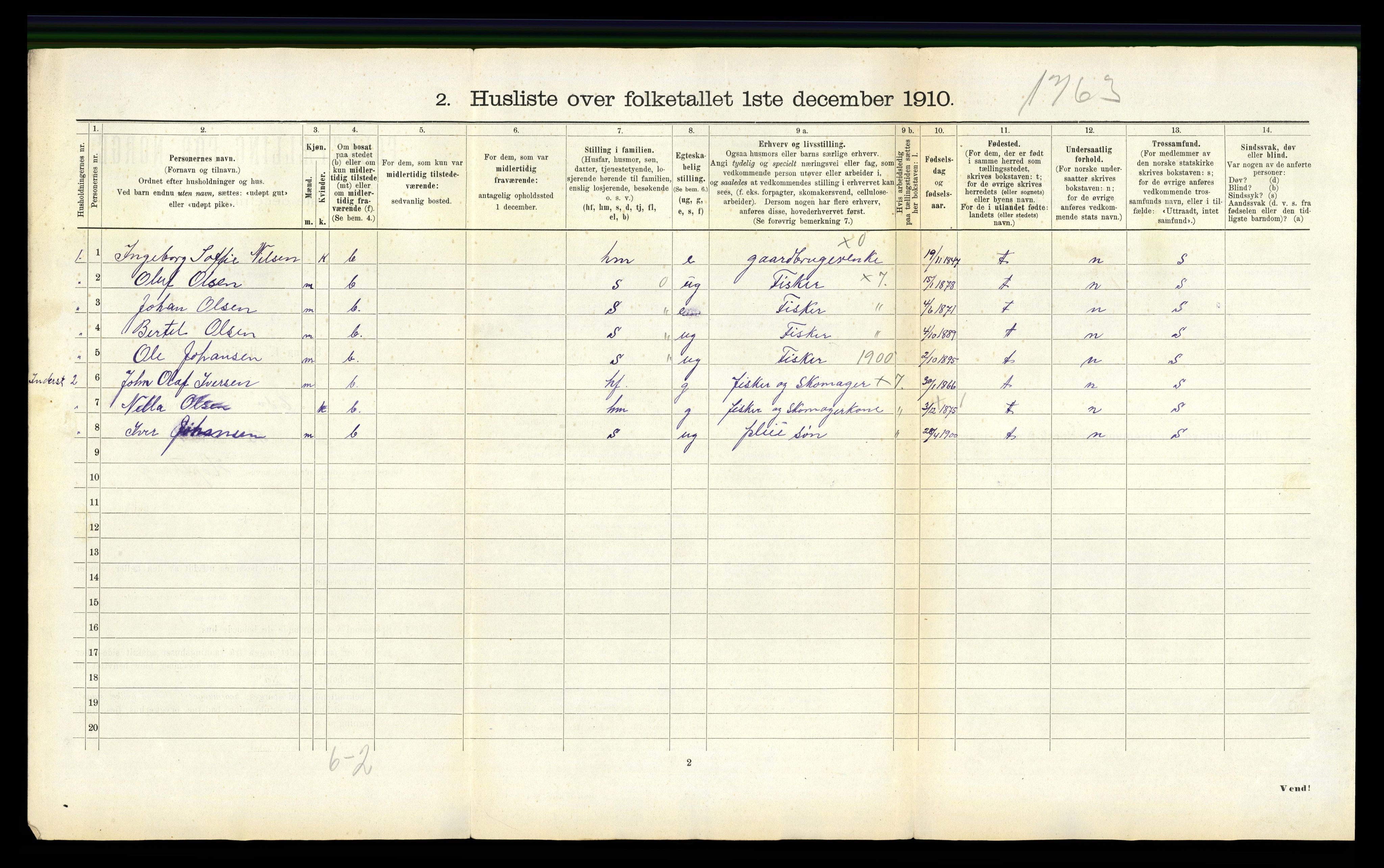 RA, 1910 census for Edøy, 1910, p. 683