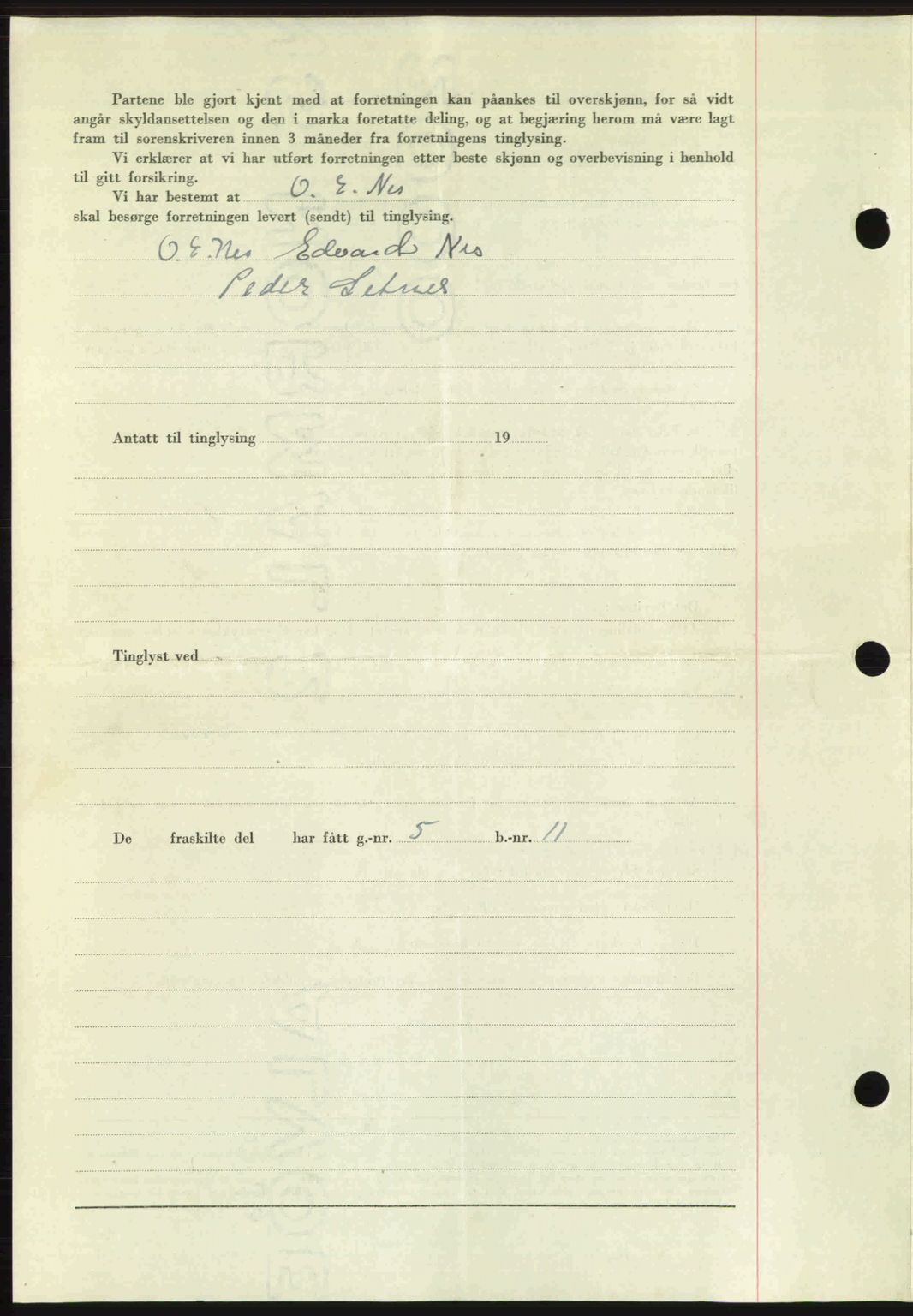 Romsdal sorenskriveri, SAT/A-4149/1/2/2C: Mortgage book no. A22, 1947-1947, Diary no: : 812/1947