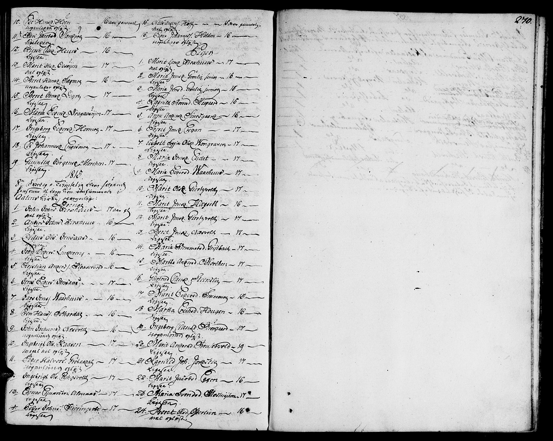 Ministerialprotokoller, klokkerbøker og fødselsregistre - Sør-Trøndelag, SAT/A-1456/685/L0953: Parish register (official) no. 685A02, 1805-1816, p. 270