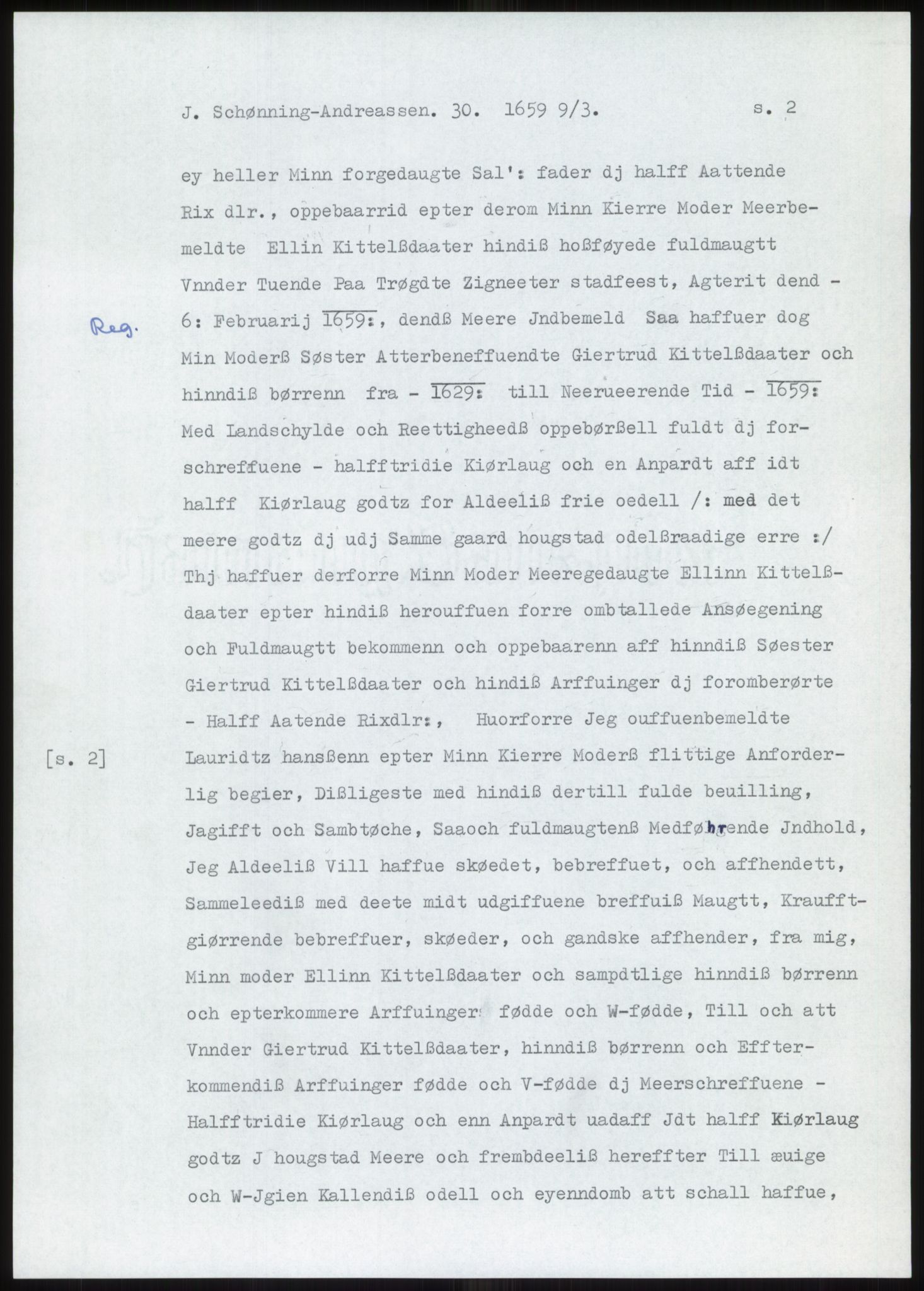 Samlinger til kildeutgivelse, Diplomavskriftsamlingen, AV/RA-EA-4053/H/Ha, p. 168