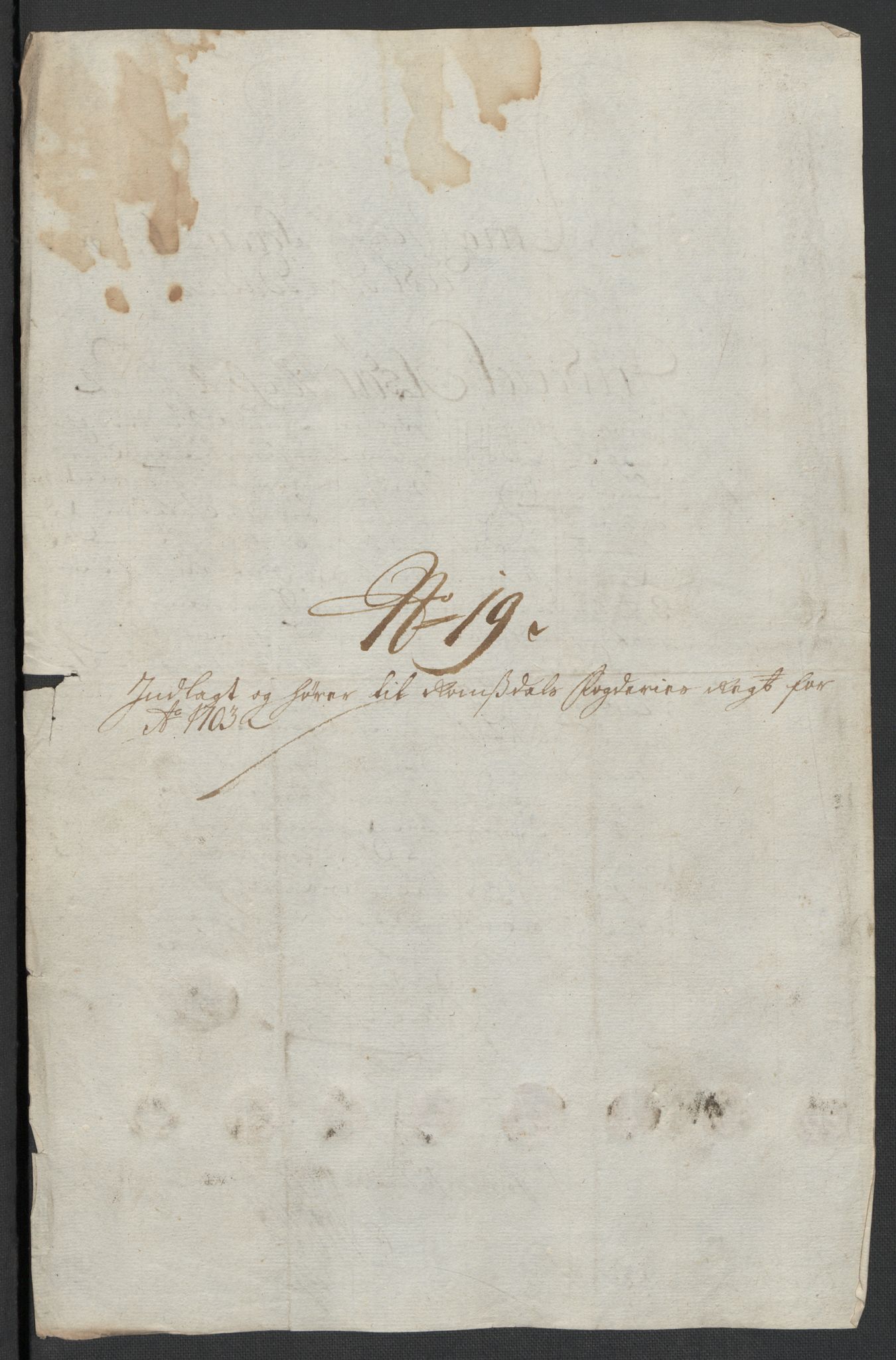 Rentekammeret inntil 1814, Reviderte regnskaper, Fogderegnskap, AV/RA-EA-4092/R55/L3656: Fogderegnskap Romsdal, 1703-1705, p. 133