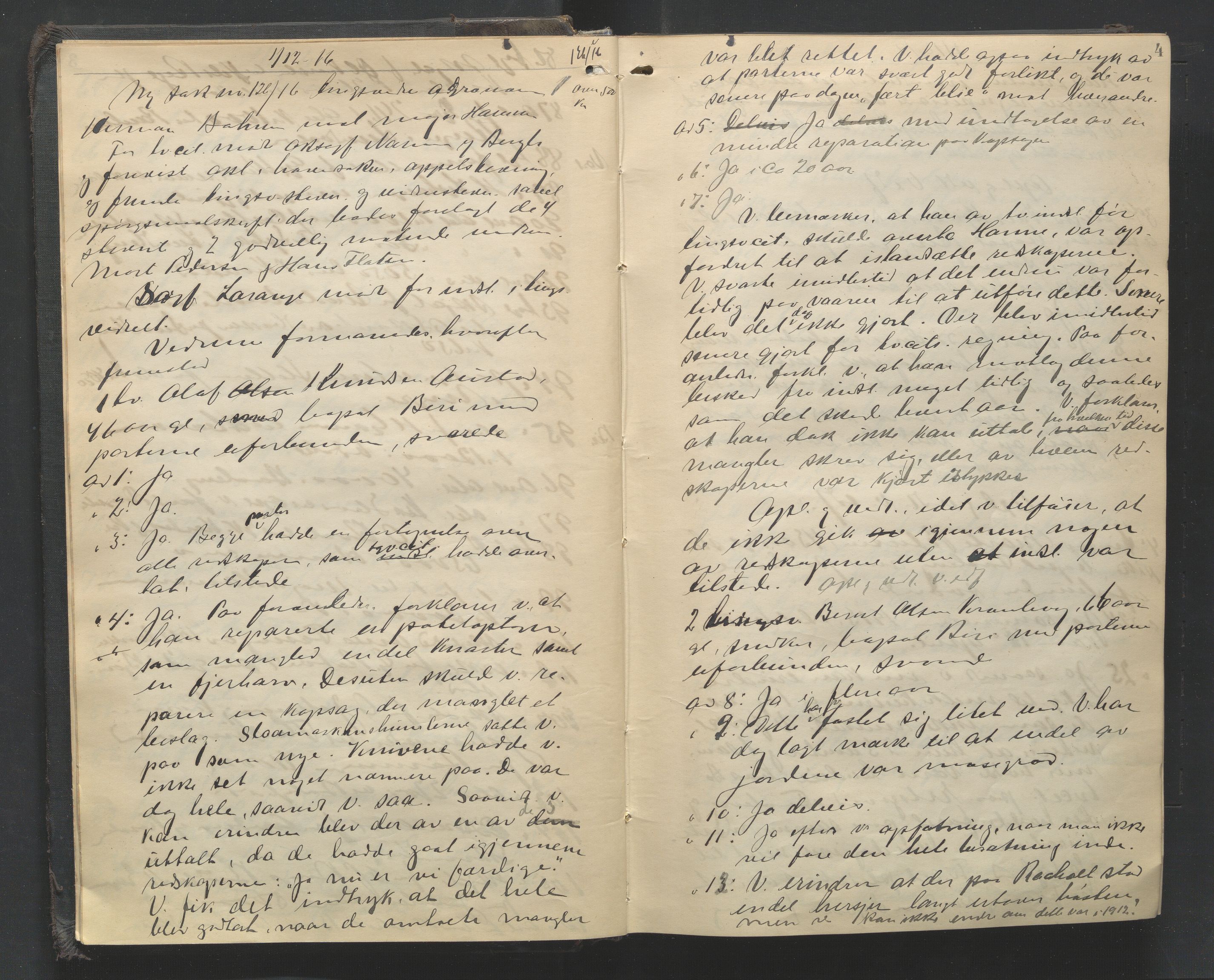 Toten tingrett, AV/SAH-TING-006/G/Gb/Gba/L0065: Tingbok, 1916-1919, p. 3b-4a