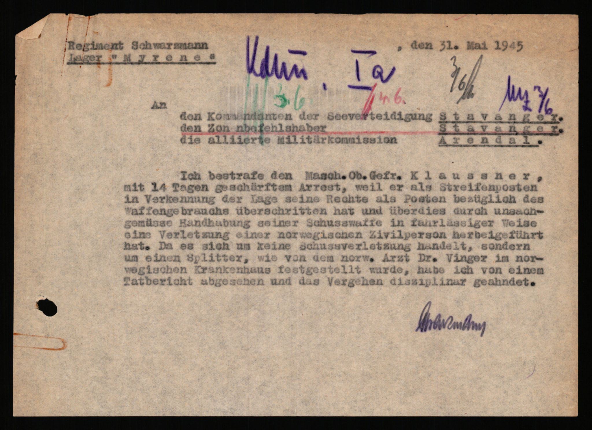 Deutscher Oberbefehlshaber Norwegen (DOBN), AV/RA-RAFA-2197/D/Dl/L0119: DB Zone Stavanger Abt. Ic, 1945, p. 120