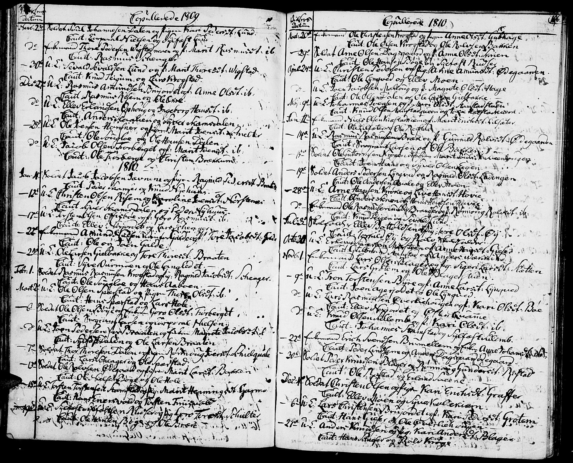 Lom prestekontor, AV/SAH-PREST-070/K/L0003: Parish register (official) no. 3, 1801-1825, p. 106