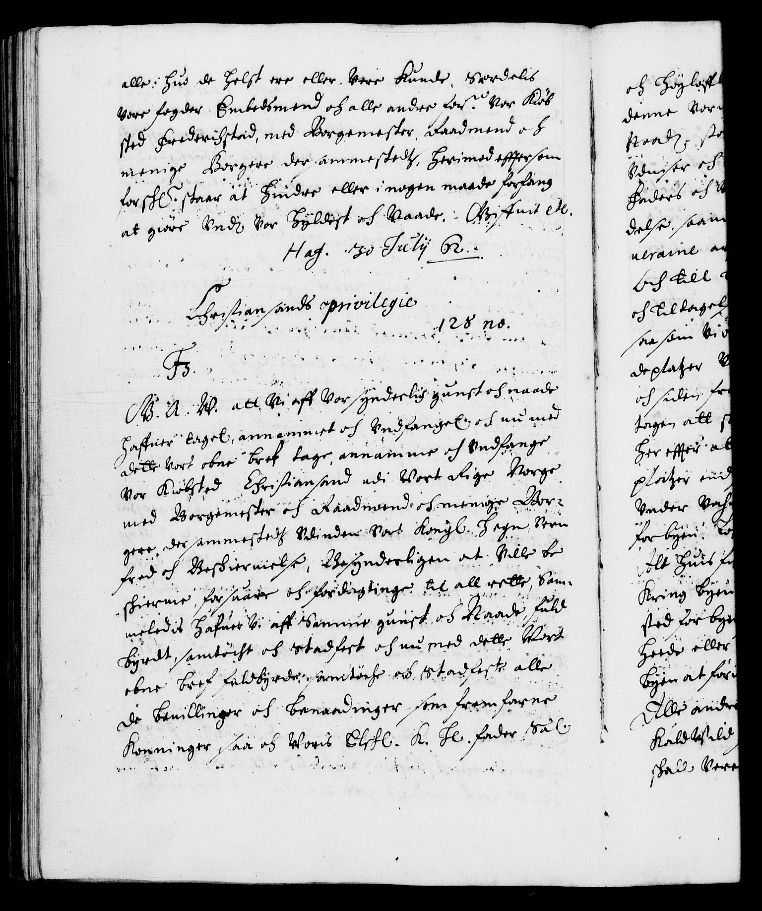 Danske Kanselli 1572-1799, AV/RA-EA-3023/F/Fc/Fca/Fcaa/L0010: Norske registre (mikrofilm), 1660-1670, p. 258b