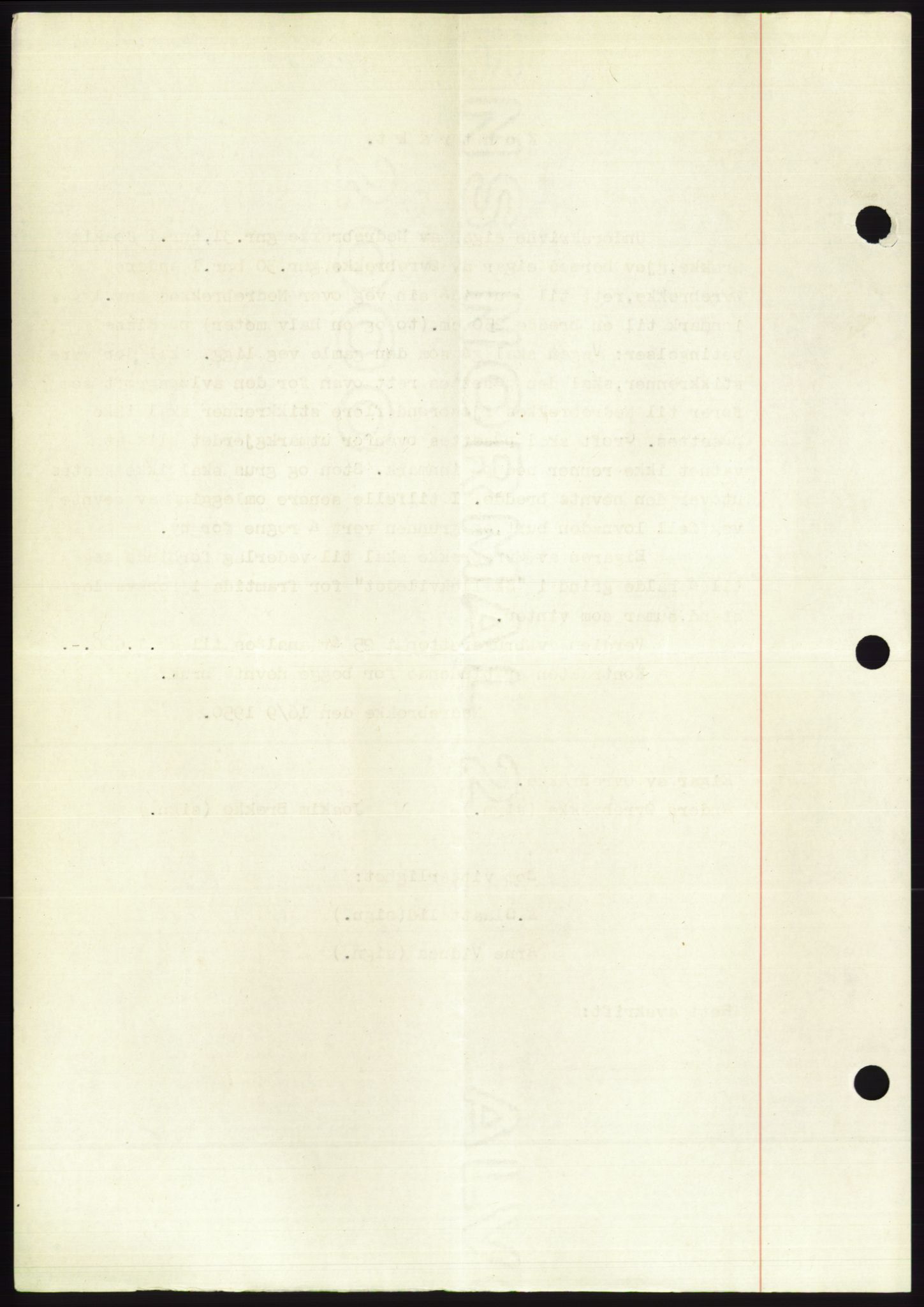 Søre Sunnmøre sorenskriveri, SAT/A-4122/1/2/2C/L0087: Mortgage book no. 13A, 1950-1950, Diary no: : 1922/1950