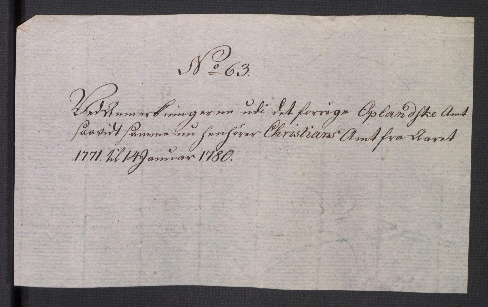 Rentekammeret inntil 1814, Reviderte regnskaper, Mindre regnskaper, AV/RA-EA-4068/Rb/L0014: Opplands amt, 1771-1779, p. 814