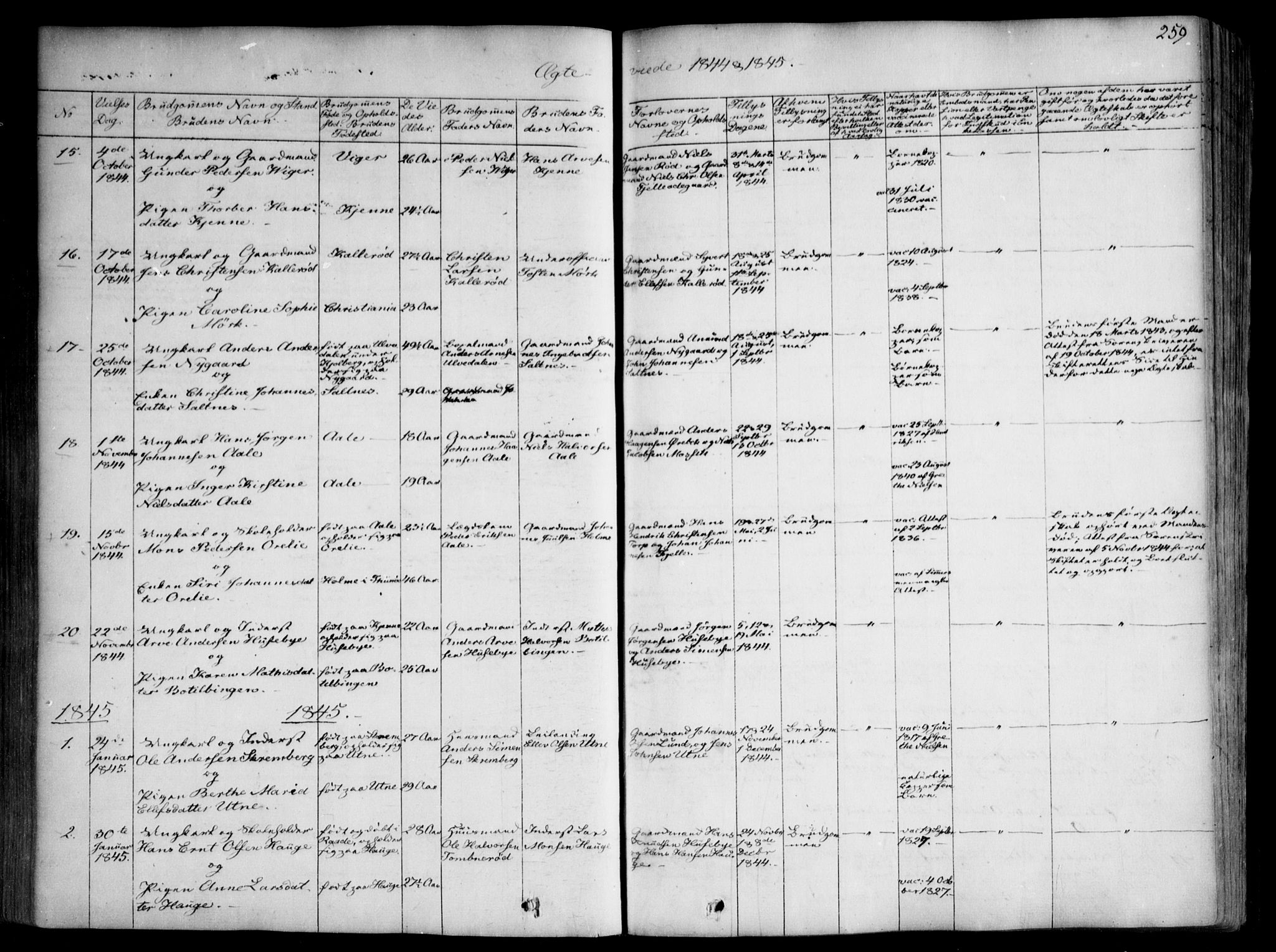 Onsøy prestekontor Kirkebøker, AV/SAO-A-10914/F/Fa/L0003: Parish register (official) no. I 3, 1841-1860, p. 259