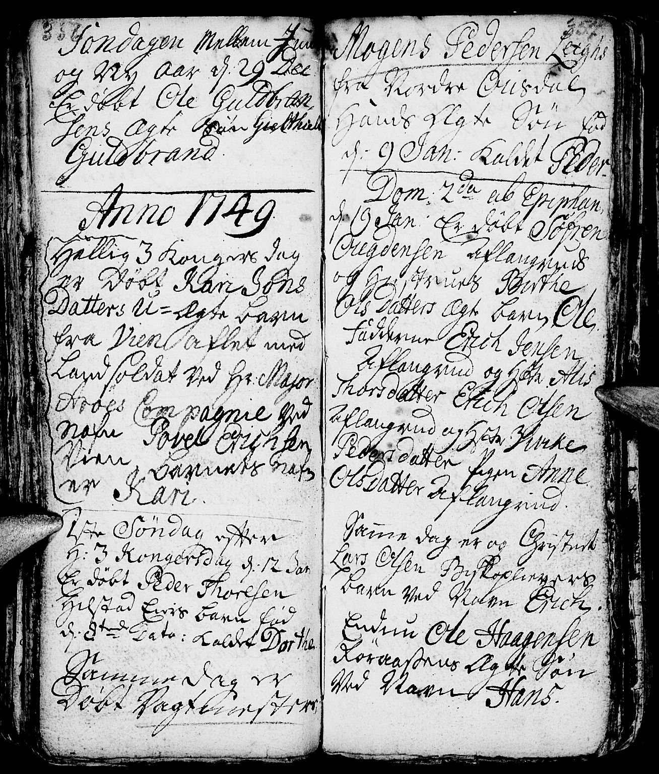 Nes prestekontor, Hedmark, AV/SAH-PREST-020/L/La/L0001: Parish register (copy) no. 1, 1663-1784, p. 356-357