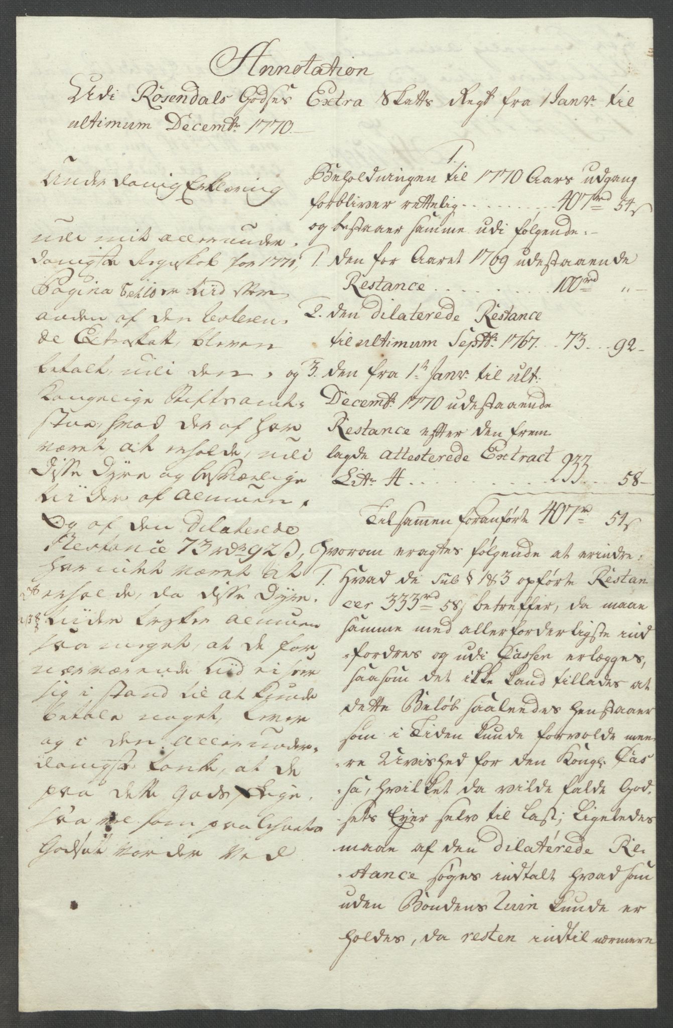 Rentekammeret inntil 1814, Reviderte regnskaper, Fogderegnskap, RA/EA-4092/R49/L3157: Ekstraskatten Rosendal Baroni, 1762-1772, p. 335