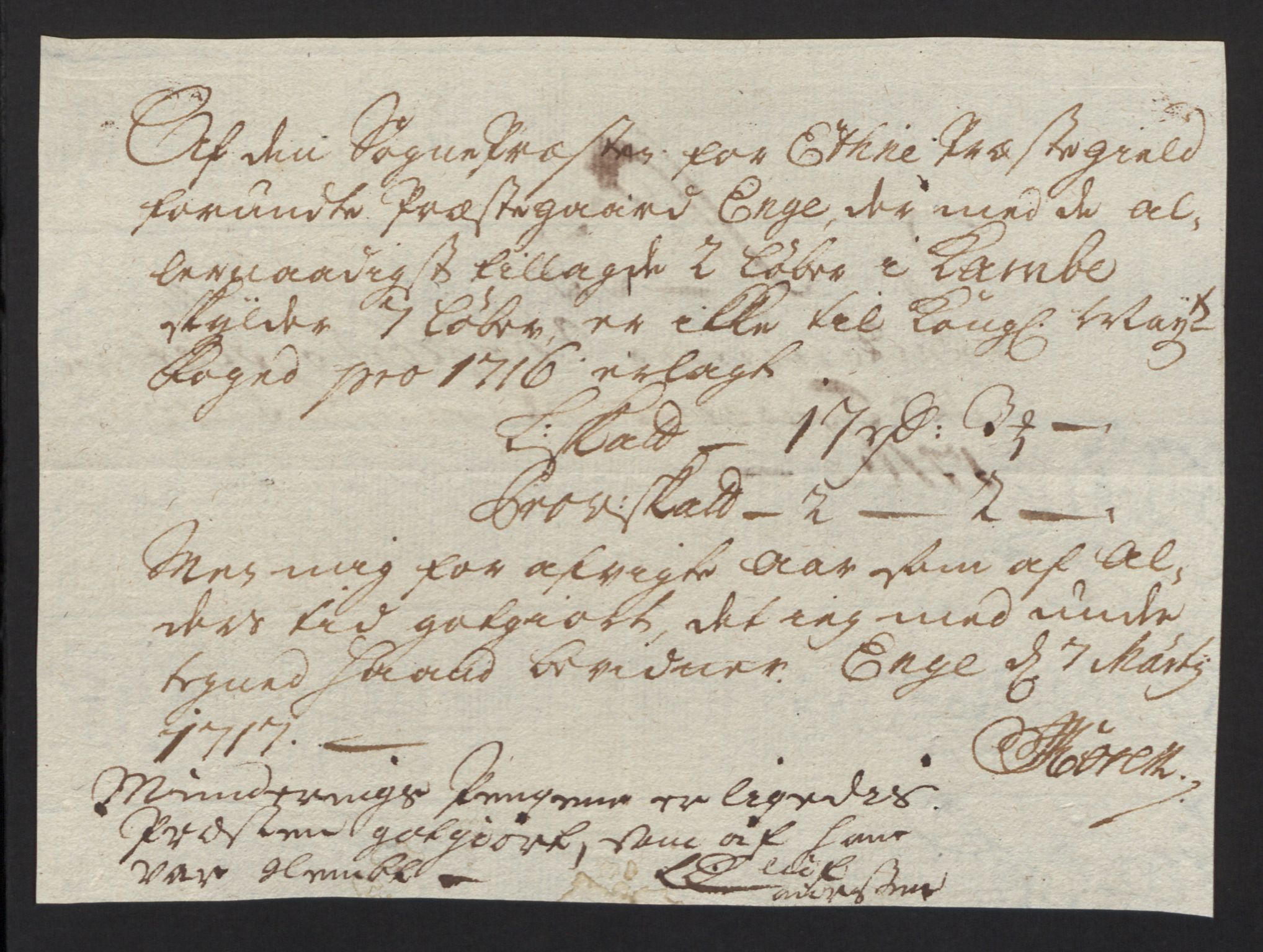 Rentekammeret inntil 1814, Reviderte regnskaper, Fogderegnskap, AV/RA-EA-4092/R48/L2992: Fogderegnskap Sunnhordland og Hardanger, 1716, p. 273