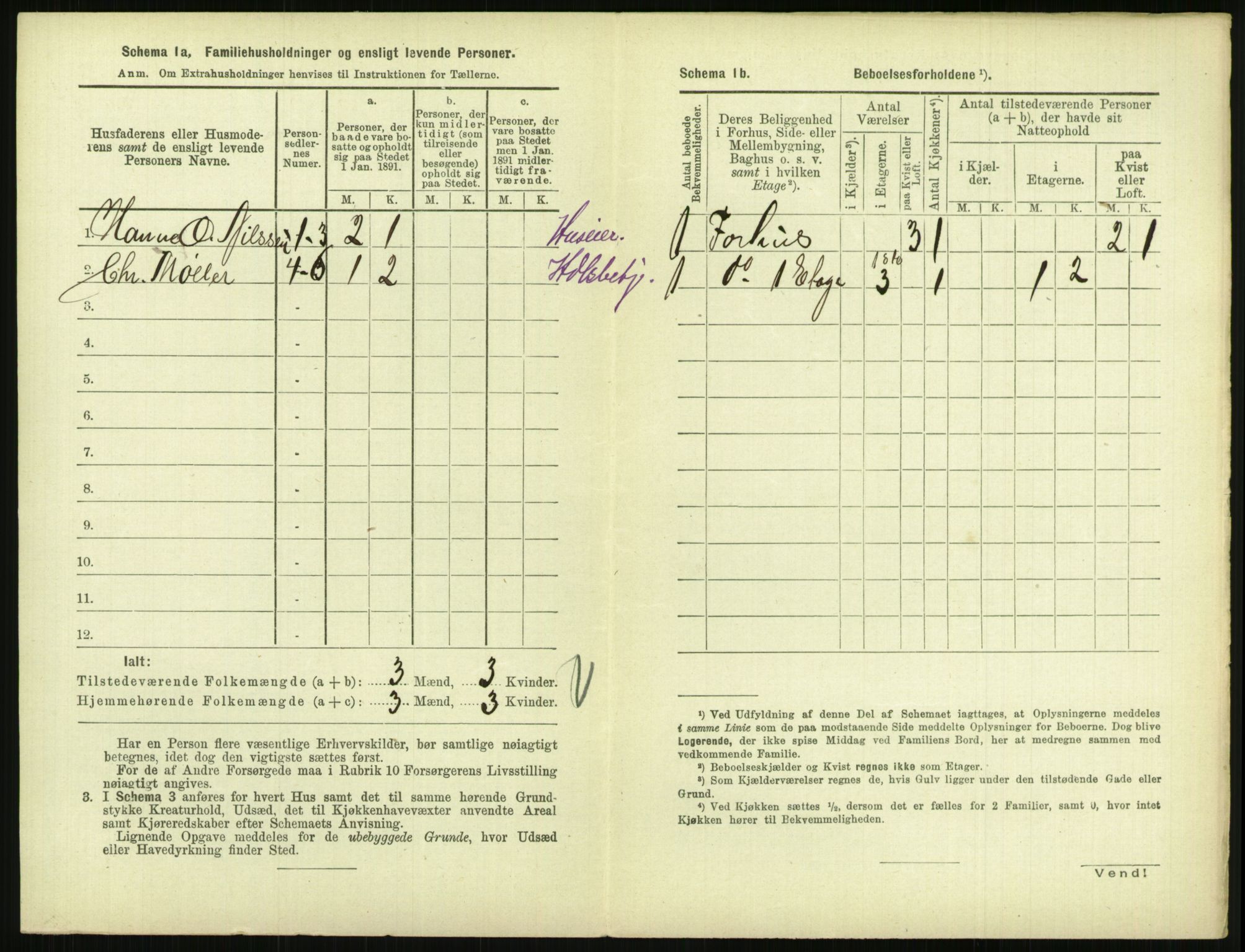 RA, 1891 census for 0904 Grimstad, 1891, p. 429