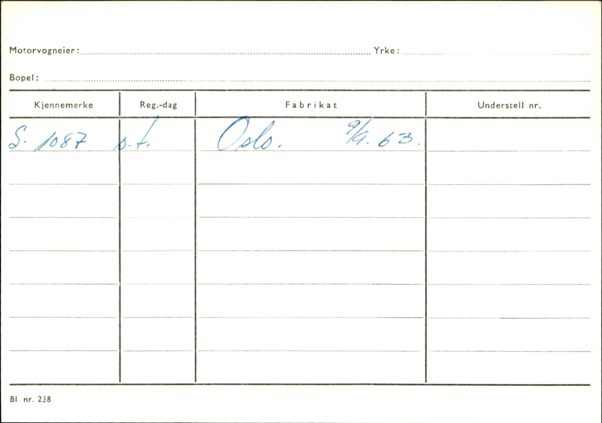 Statens vegvesen, Sogn og Fjordane vegkontor, AV/SAB-A-5301/4/F/L0131: Eigarregister Høyanger P-Å. Stryn S-Å, 1945-1975, p. 300