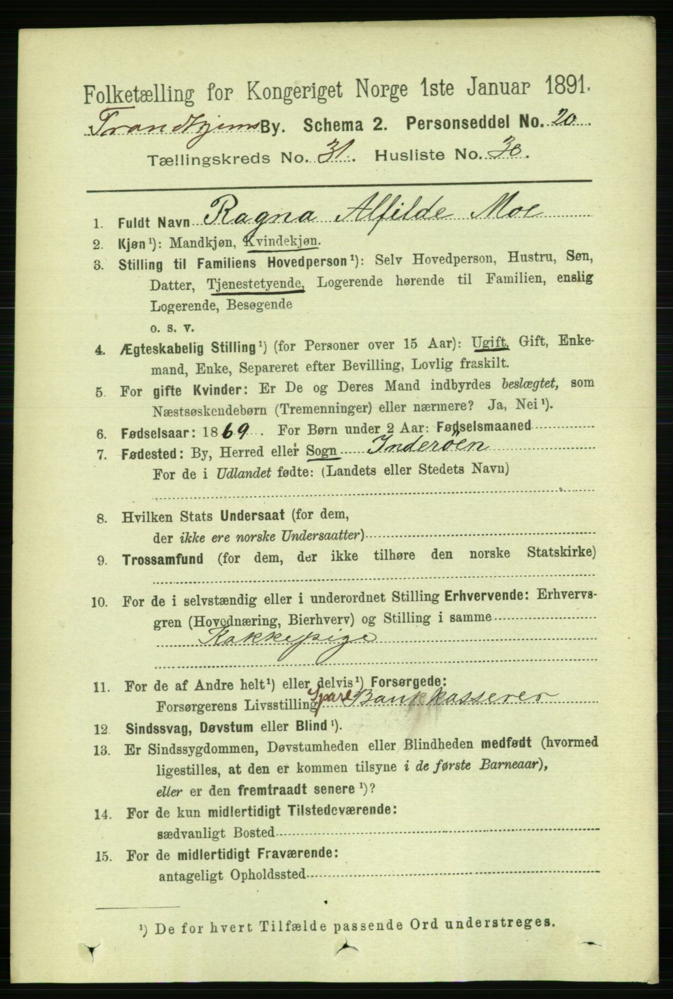 RA, 1891 census for 1601 Trondheim, 1891, p. 23546