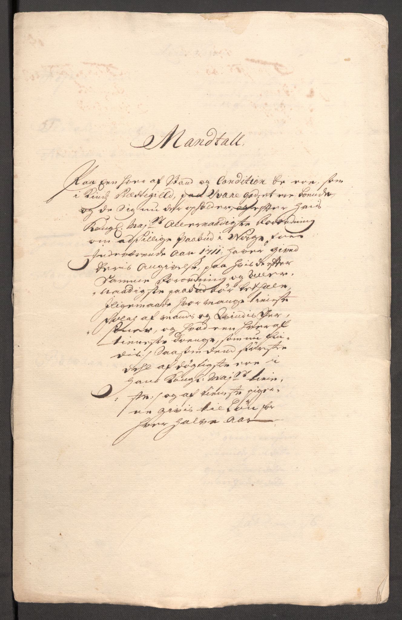 Rentekammeret inntil 1814, Reviderte regnskaper, Fogderegnskap, AV/RA-EA-4092/R53/L3434: Fogderegnskap Sunn- og Nordfjord, 1711, p. 154