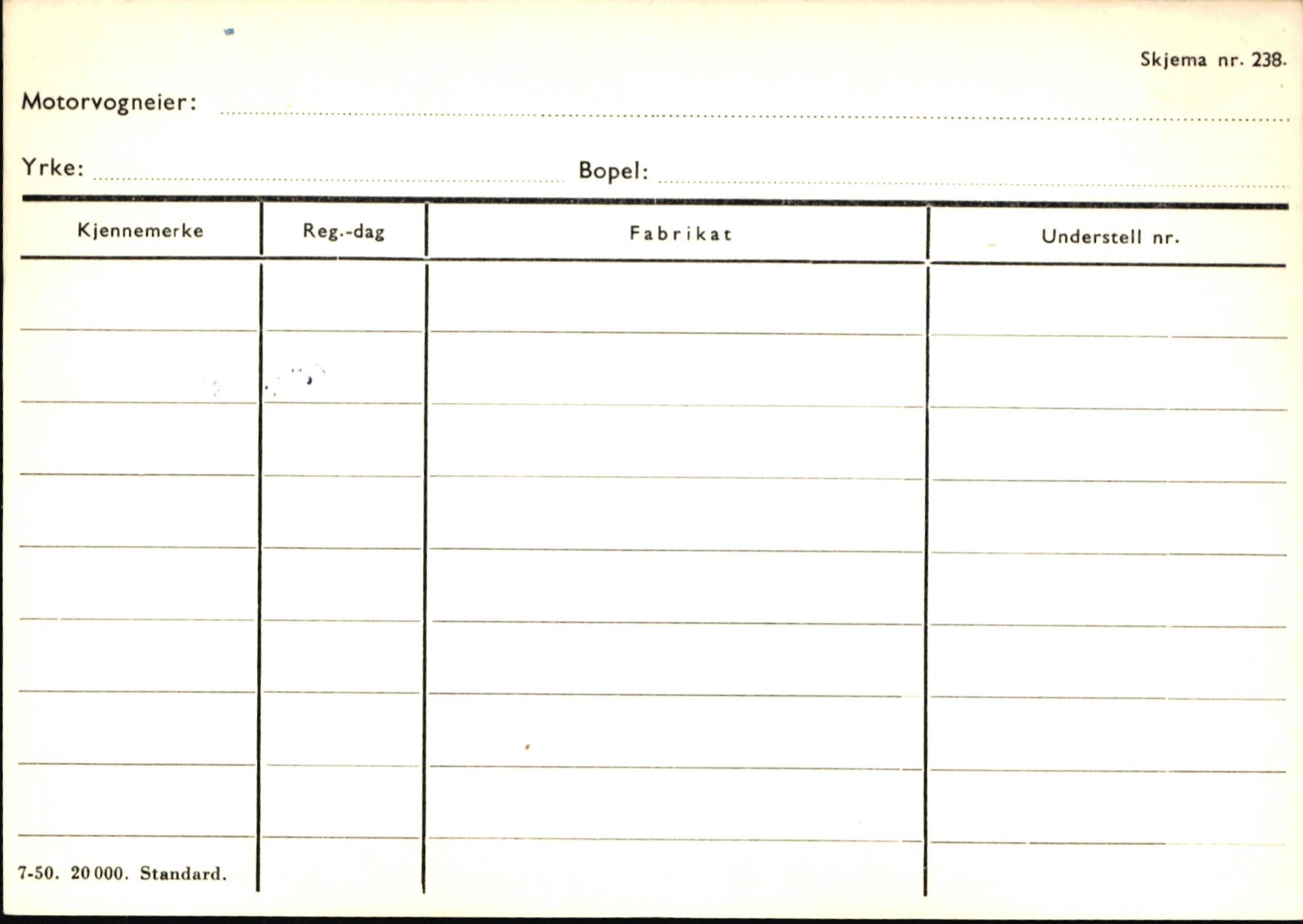 Statens vegvesen, Sogn og Fjordane vegkontor, AV/SAB-A-5301/4/F/L0146: Registerkort Årdal R-Å samt diverse kort, 1945-1975, p. 1012