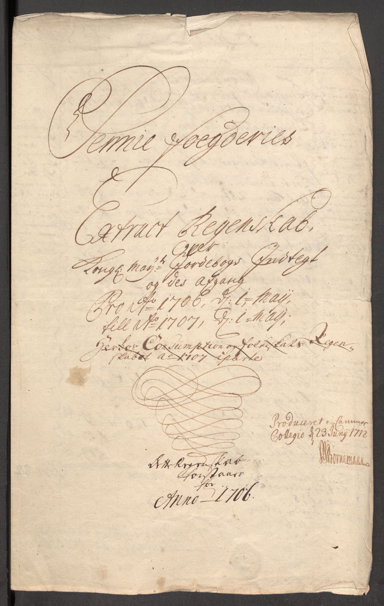 Rentekammeret inntil 1814, Reviderte regnskaper, Fogderegnskap, AV/RA-EA-4092/R68/L4756: Fogderegnskap Senja og Troms, 1705-1707, p. 215