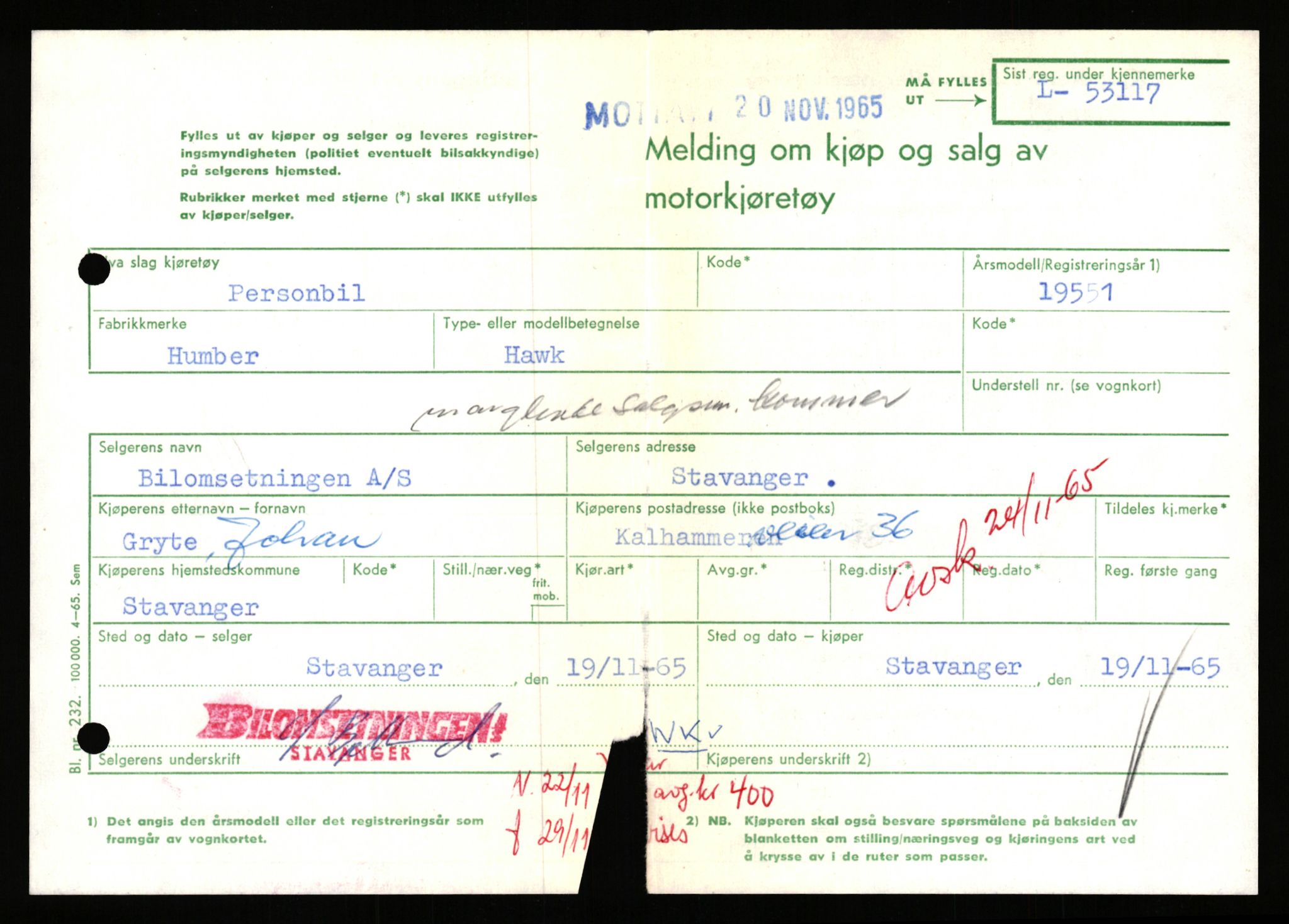 Stavanger trafikkstasjon, AV/SAST-A-101942/0/F/L0053: L-52900 - L-54199, 1930-1971, p. 643