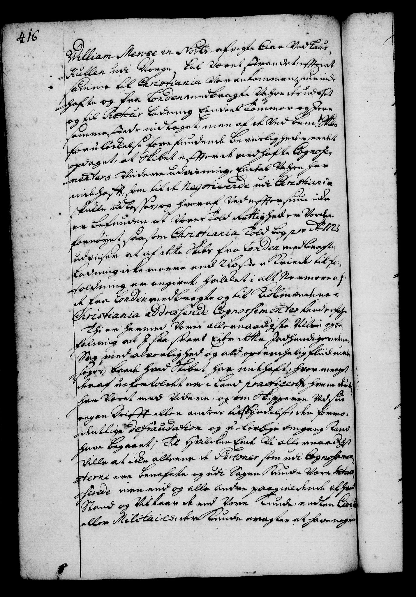 Rentekammeret, Kammerkanselliet, RA/EA-3111/G/Gg/Gga/L0002: Norsk ekspedisjonsprotokoll med register (merket RK 53.2), 1723-1727, p. 416