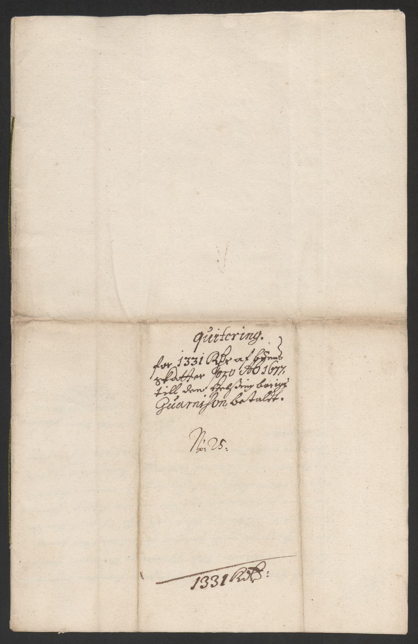 Rentekammeret inntil 1814, Reviderte regnskaper, Byregnskaper, AV/RA-EA-4066/R/Rs/L0504: [S1] Kontribusjonsregnskap, 1631-1684, p. 132