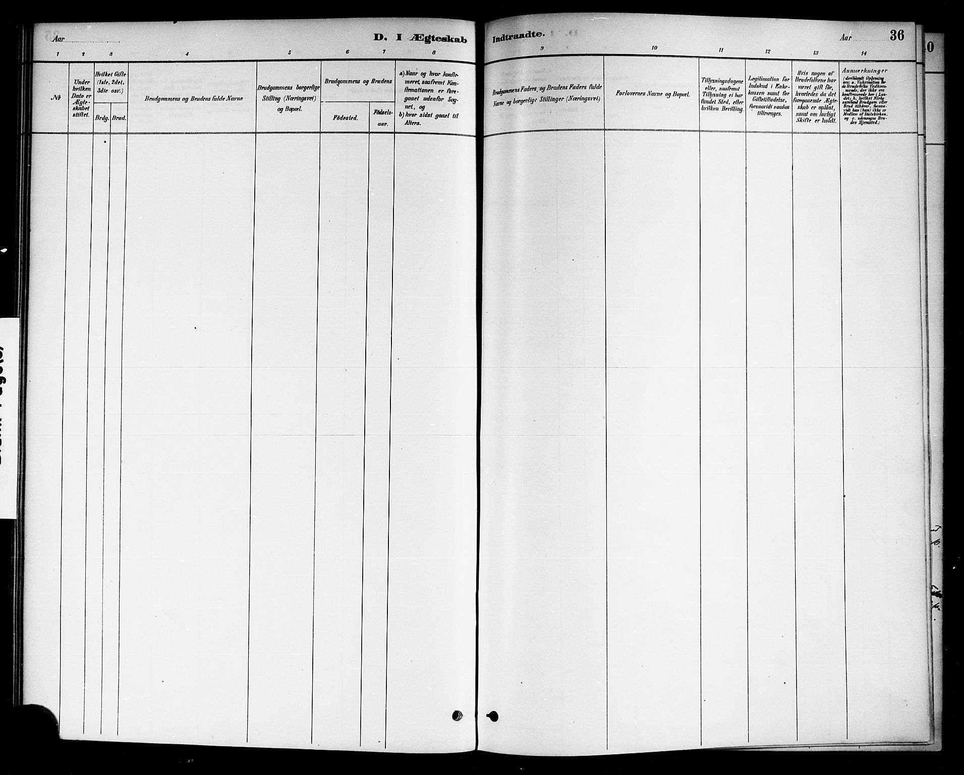 Drangedal kirkebøker, AV/SAKO-A-258/F/Fa/L0011: Parish register (official) no. 11 /1, 1885-1894, p. 36