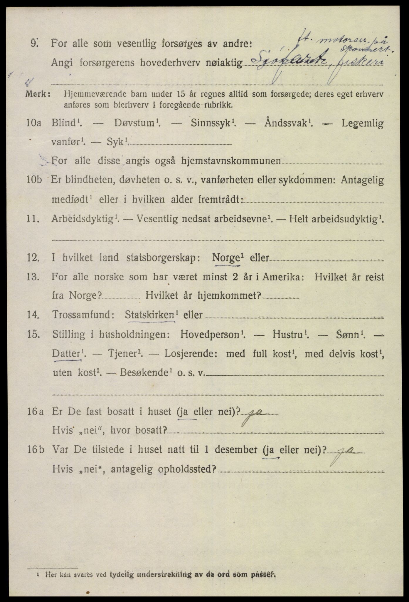 SAK, 1920 census for Eide, 1920, p. 1159