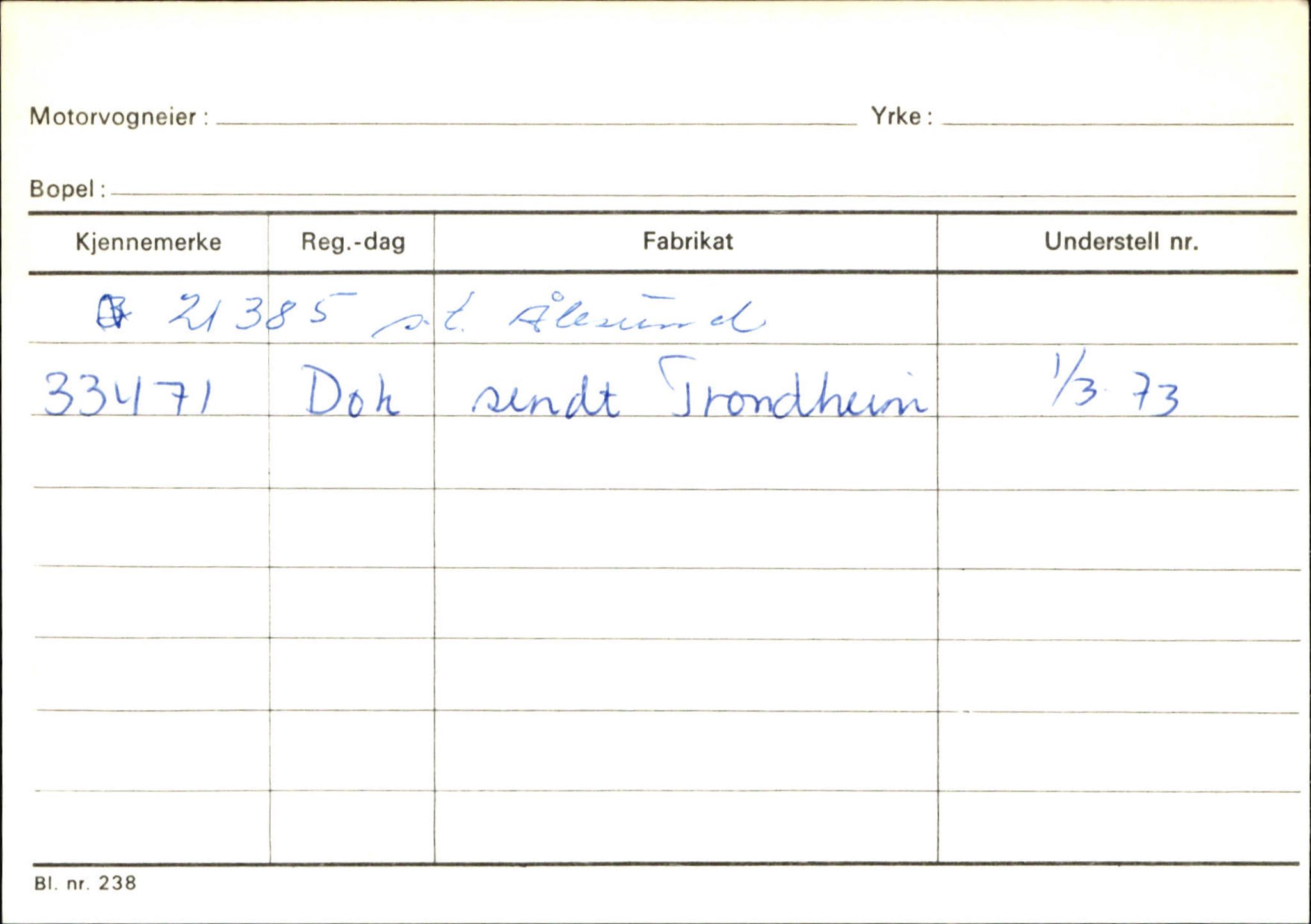 Statens vegvesen, Sogn og Fjordane vegkontor, AV/SAB-A-5301/4/F/L0144: Registerkort Vågsøy A-R, 1945-1975, p. 350