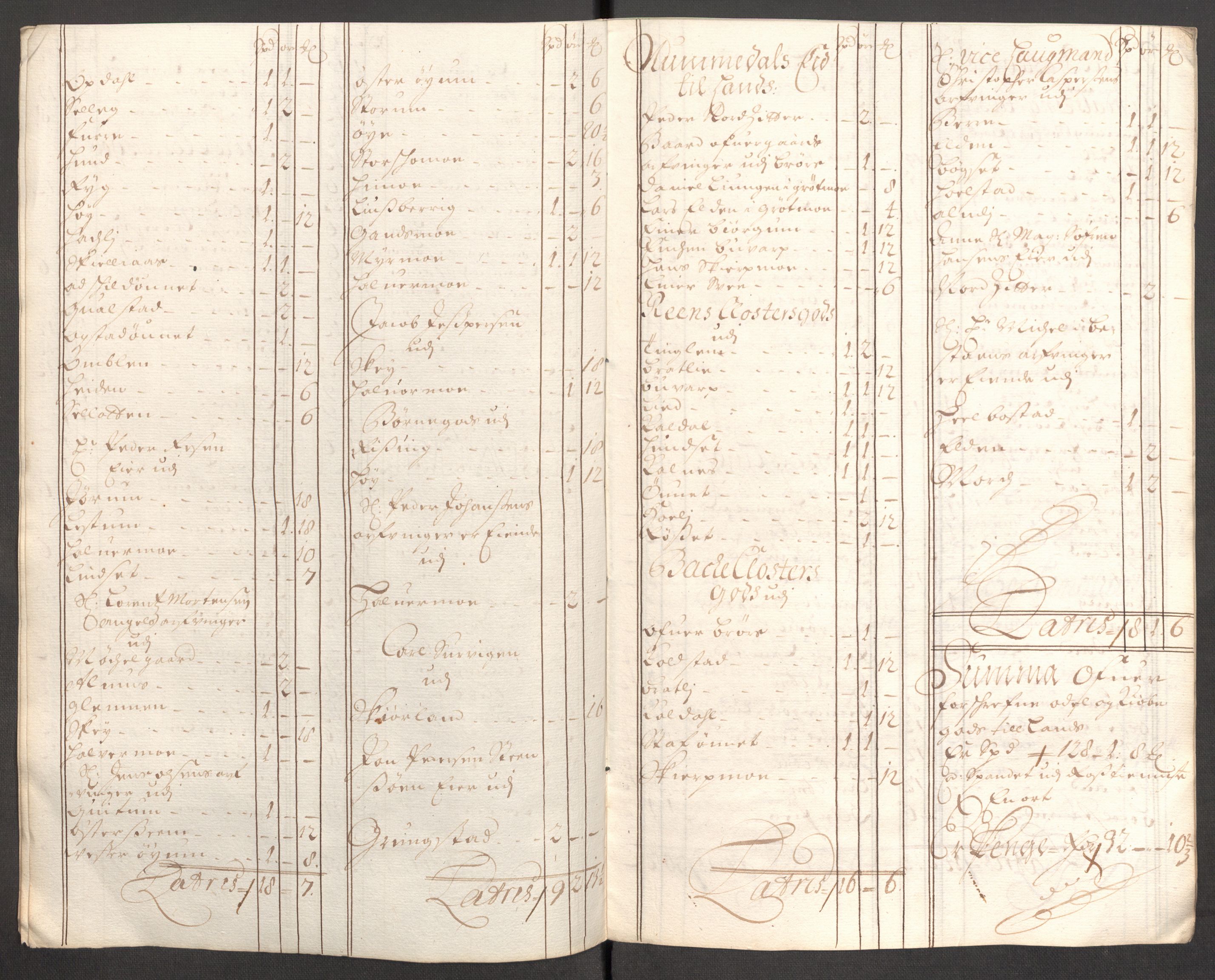 Rentekammeret inntil 1814, Reviderte regnskaper, Fogderegnskap, RA/EA-4092/R64/L4425: Fogderegnskap Namdal, 1696-1698, p. 412