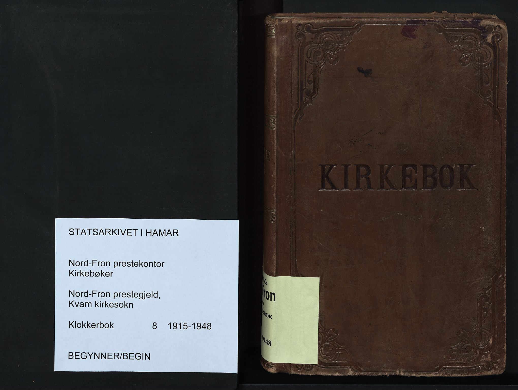 Nord-Fron prestekontor, SAH/PREST-080/H/Ha/Hab/L0008: Parish register (copy) no. 8, 1915-1948