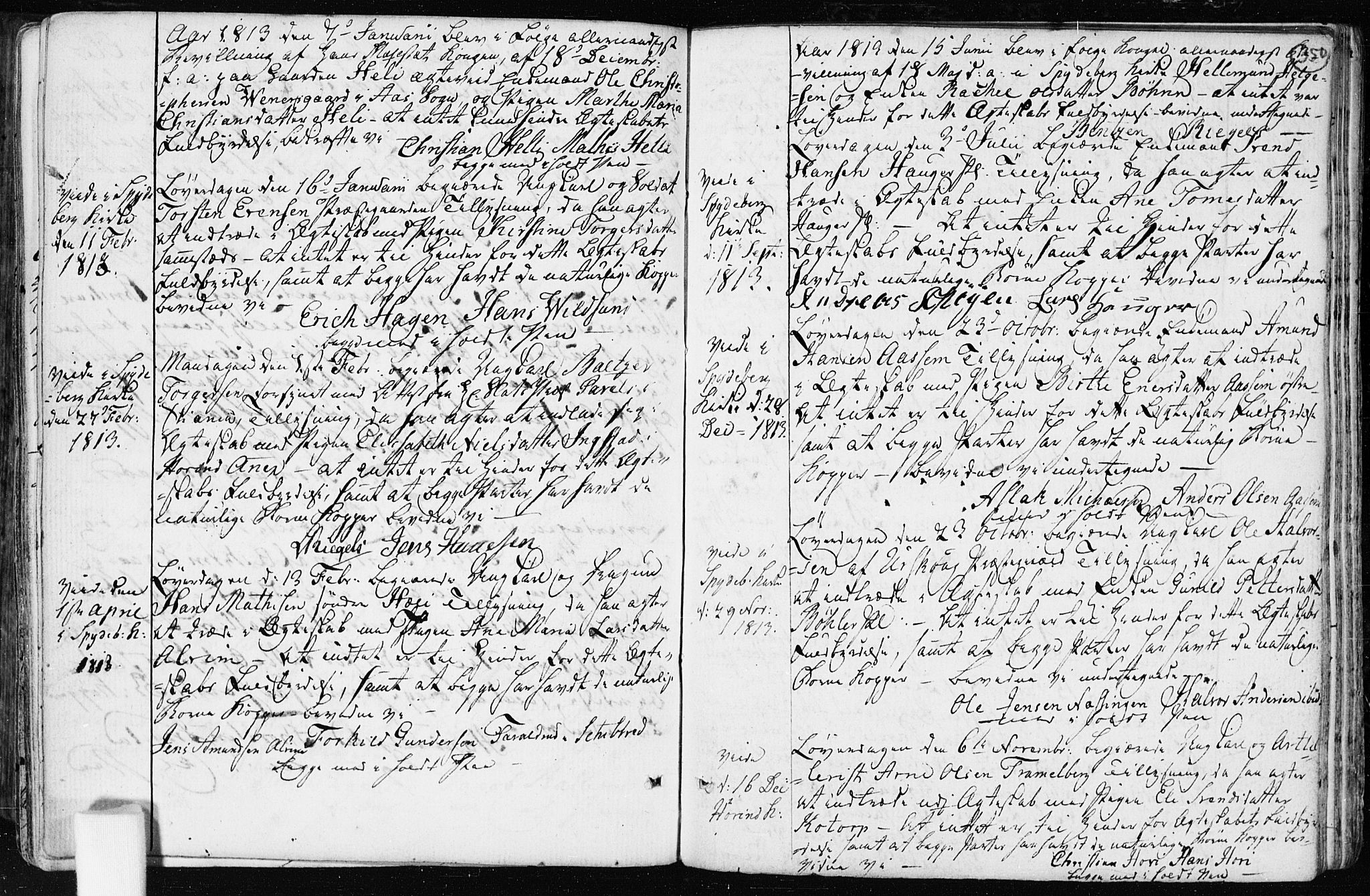 Spydeberg prestekontor Kirkebøker, AV/SAO-A-10924/F/Fa/L0003: Parish register (official) no. I 3, 1778-1814, p. 350