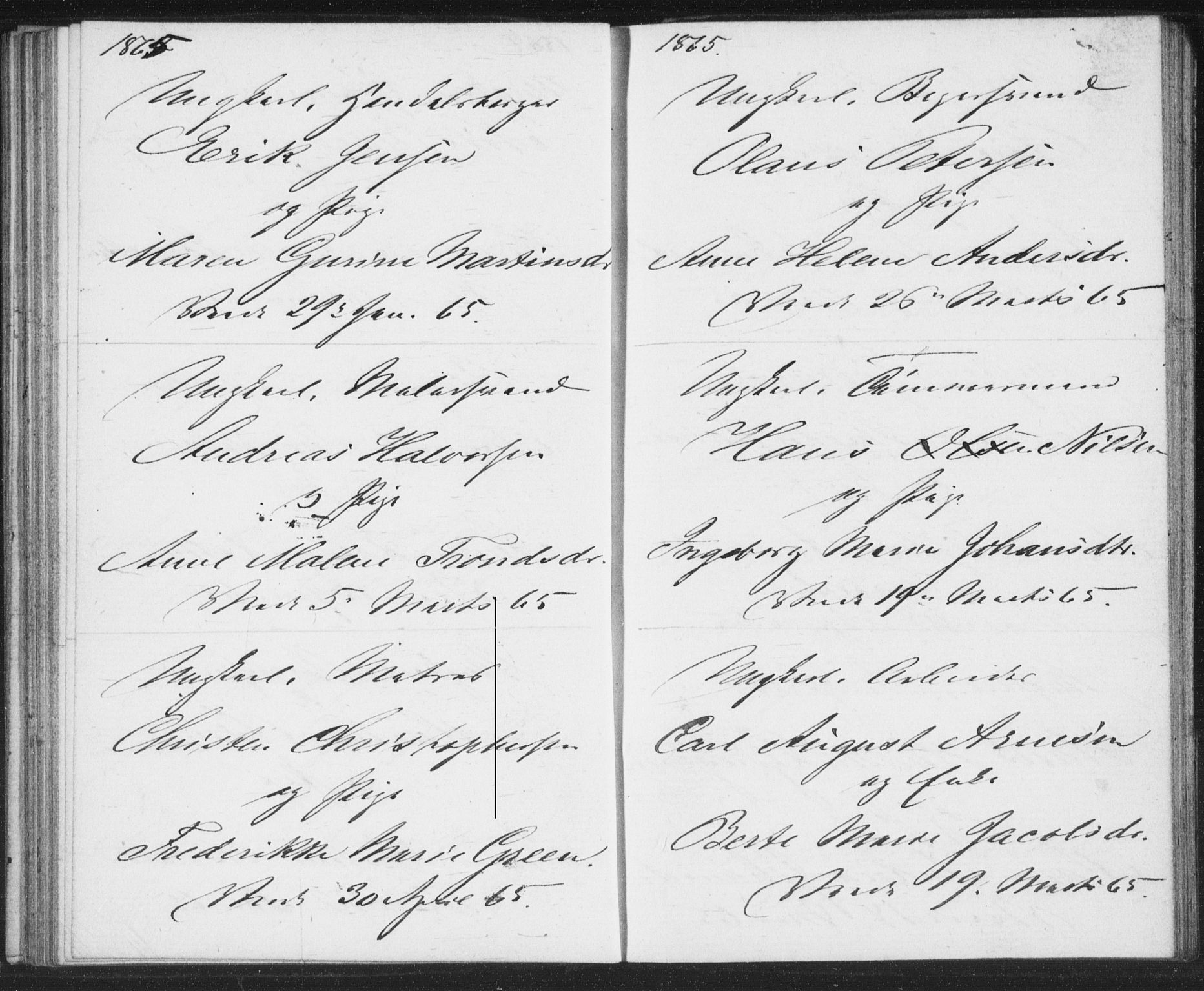 Bragernes kirkebøker, AV/SAKO-A-6/H/Ha/L0004: Banns register no. 4, 1860-1866