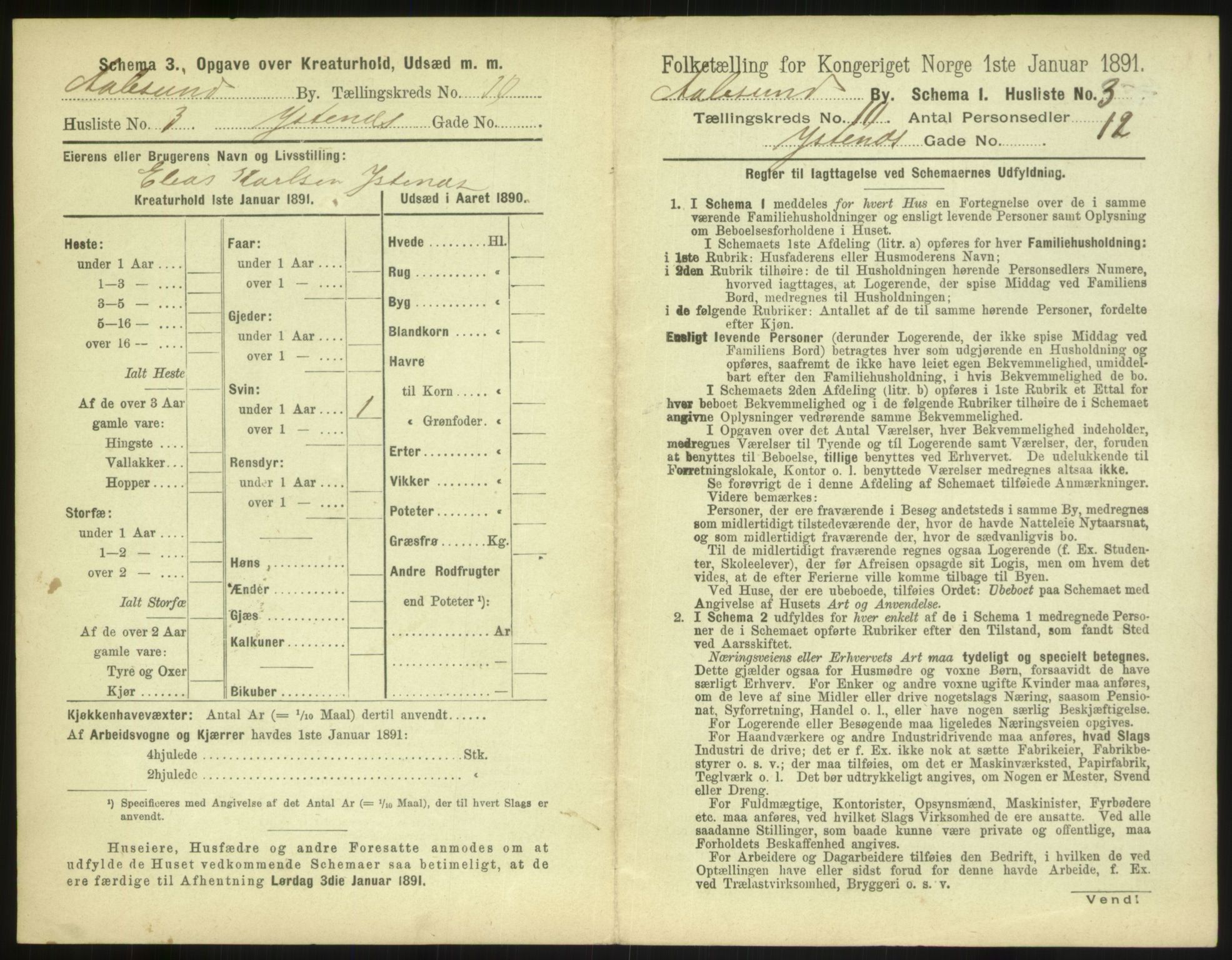 RA, 1891 census for 1501 Ålesund, 1891, p. 750