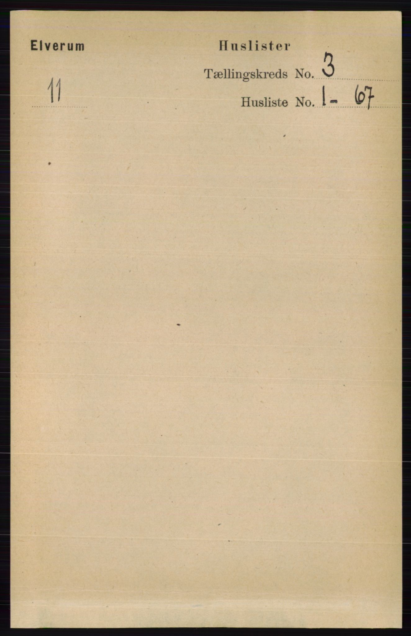 RA, 1891 census for 0427 Elverum, 1891, p. 1780