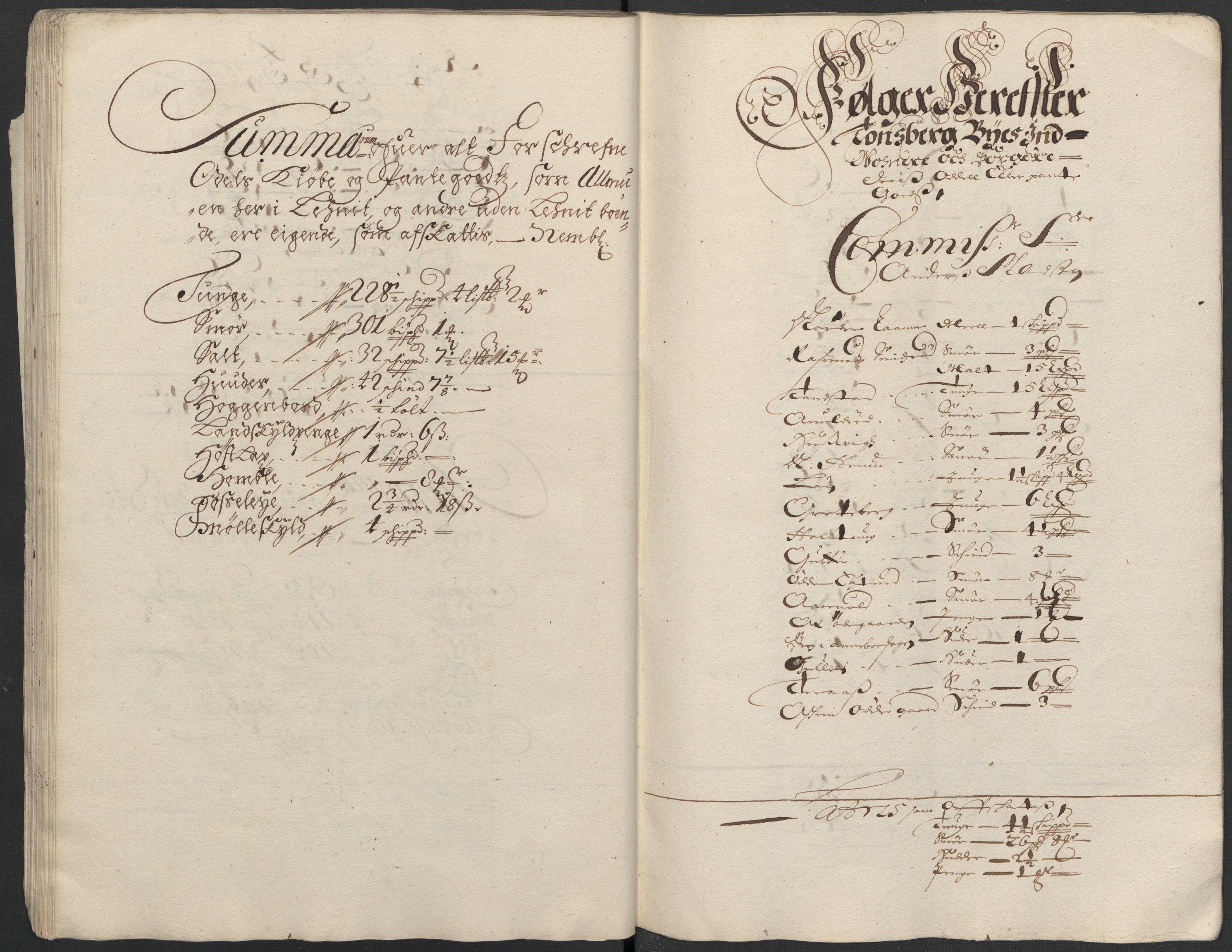 Rentekammeret inntil 1814, Reviderte regnskaper, Fogderegnskap, AV/RA-EA-4092/R32/L1840: Fogderegnskap Jarlsberg grevskap, 1664-1673, p. 296