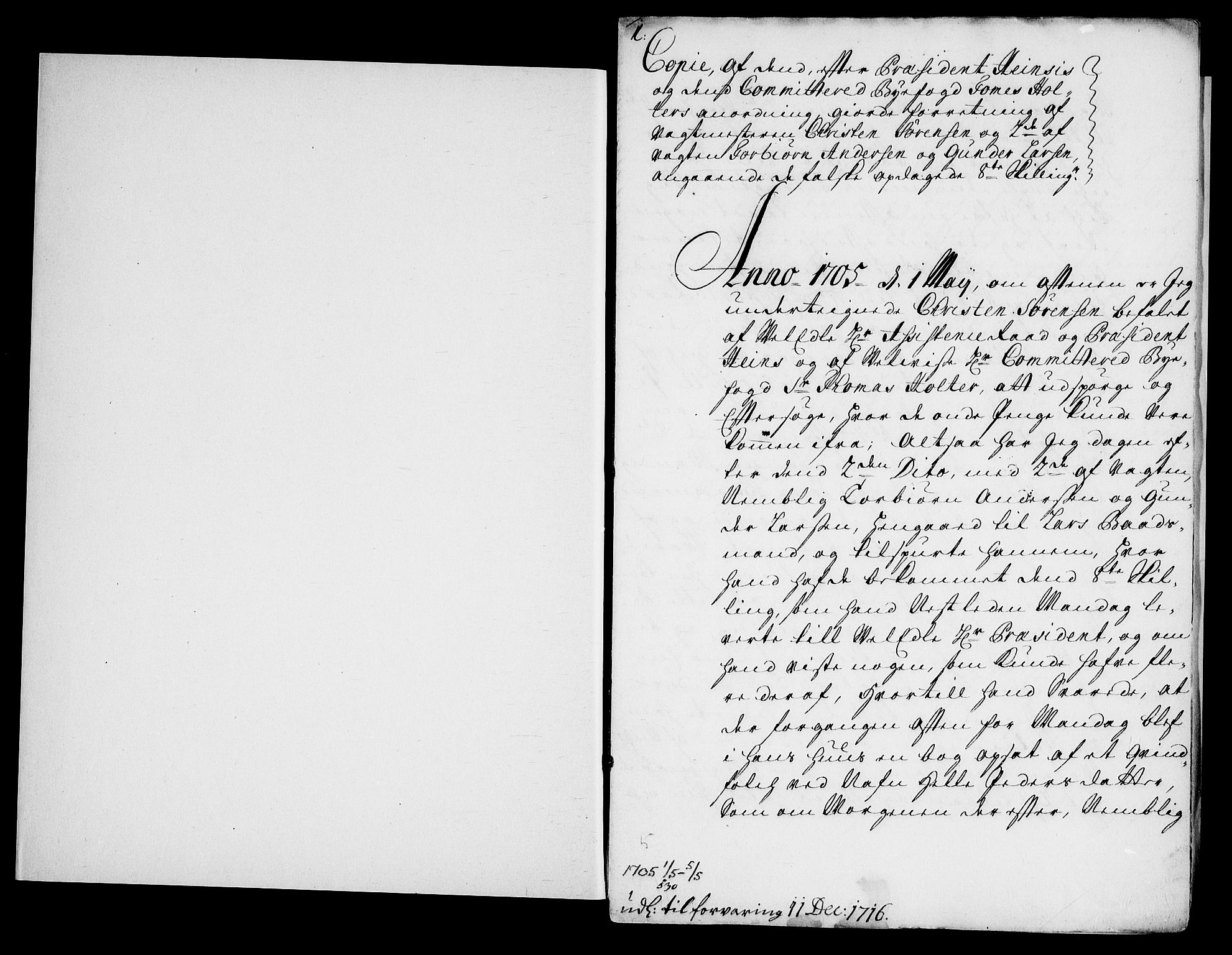 Danske Kanselli, Skapsaker, RA/EA-4061/G/L0019: Tillegg til skapsakene, 1616-1753, p. 331