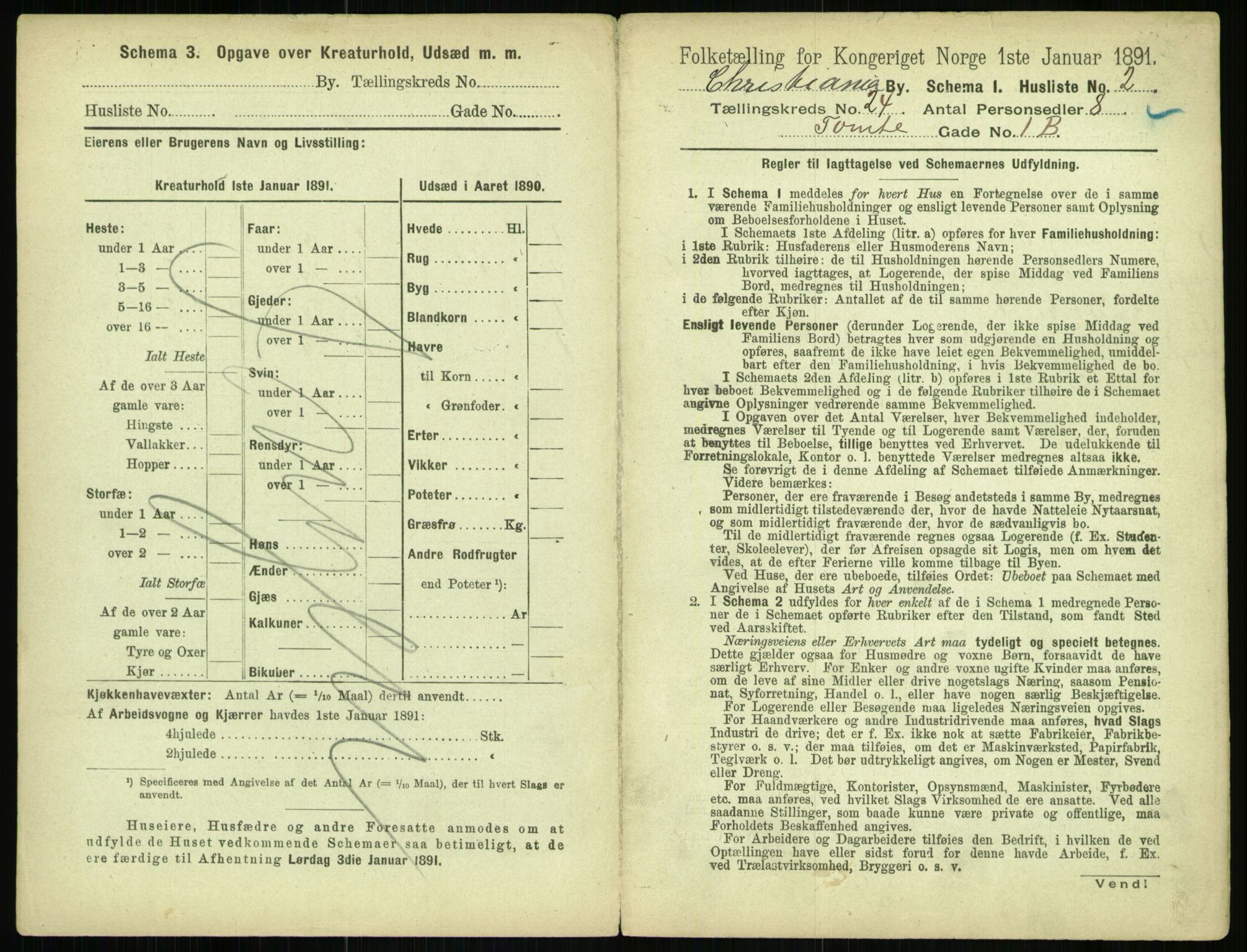 RA, 1891 census for 0301 Kristiania, 1891, p. 11528