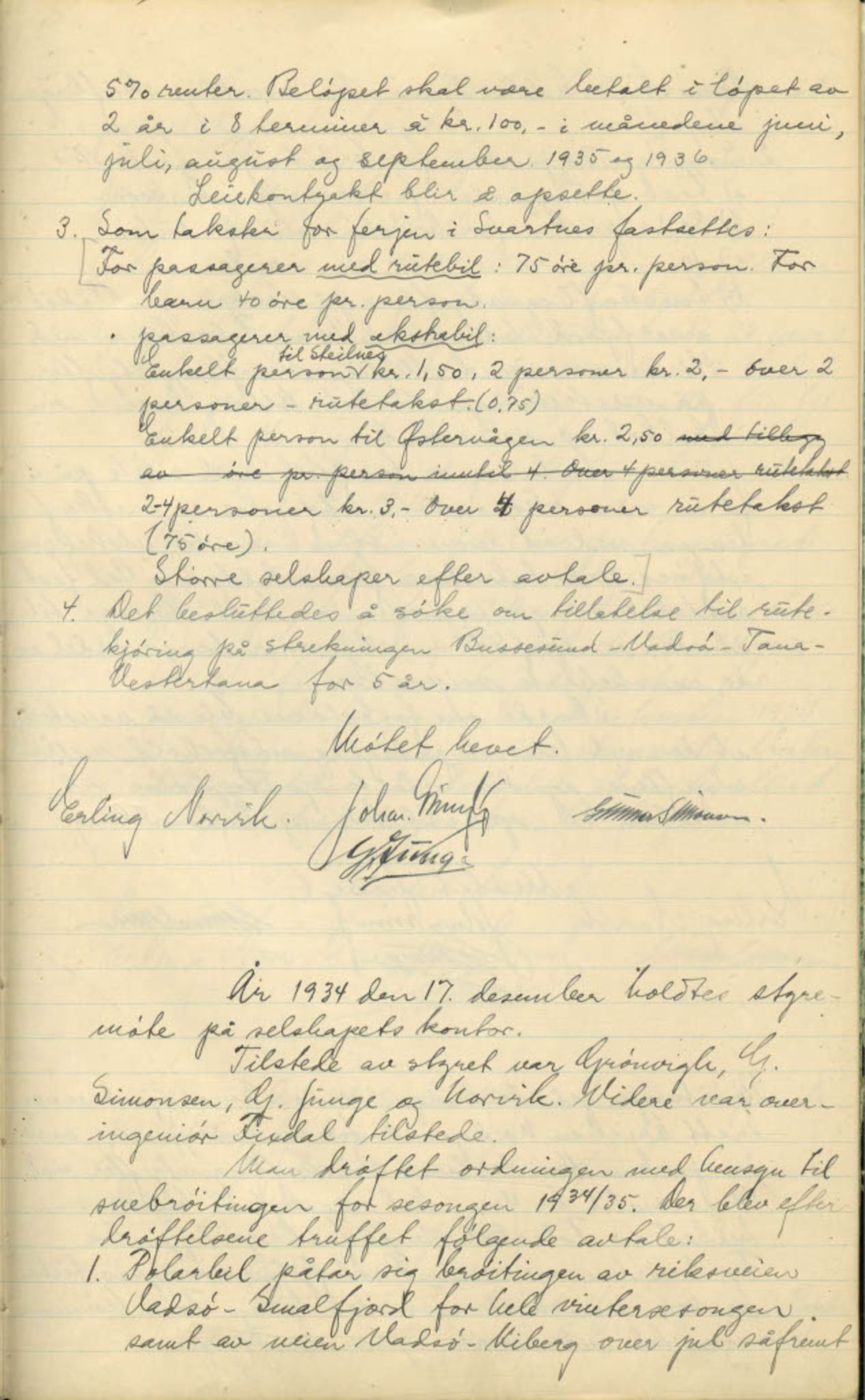  Polarbil AS, FMFB/A-1033/A/Aa/L0002: Forhandlingsprotokoll, 1926-1935, p. 85