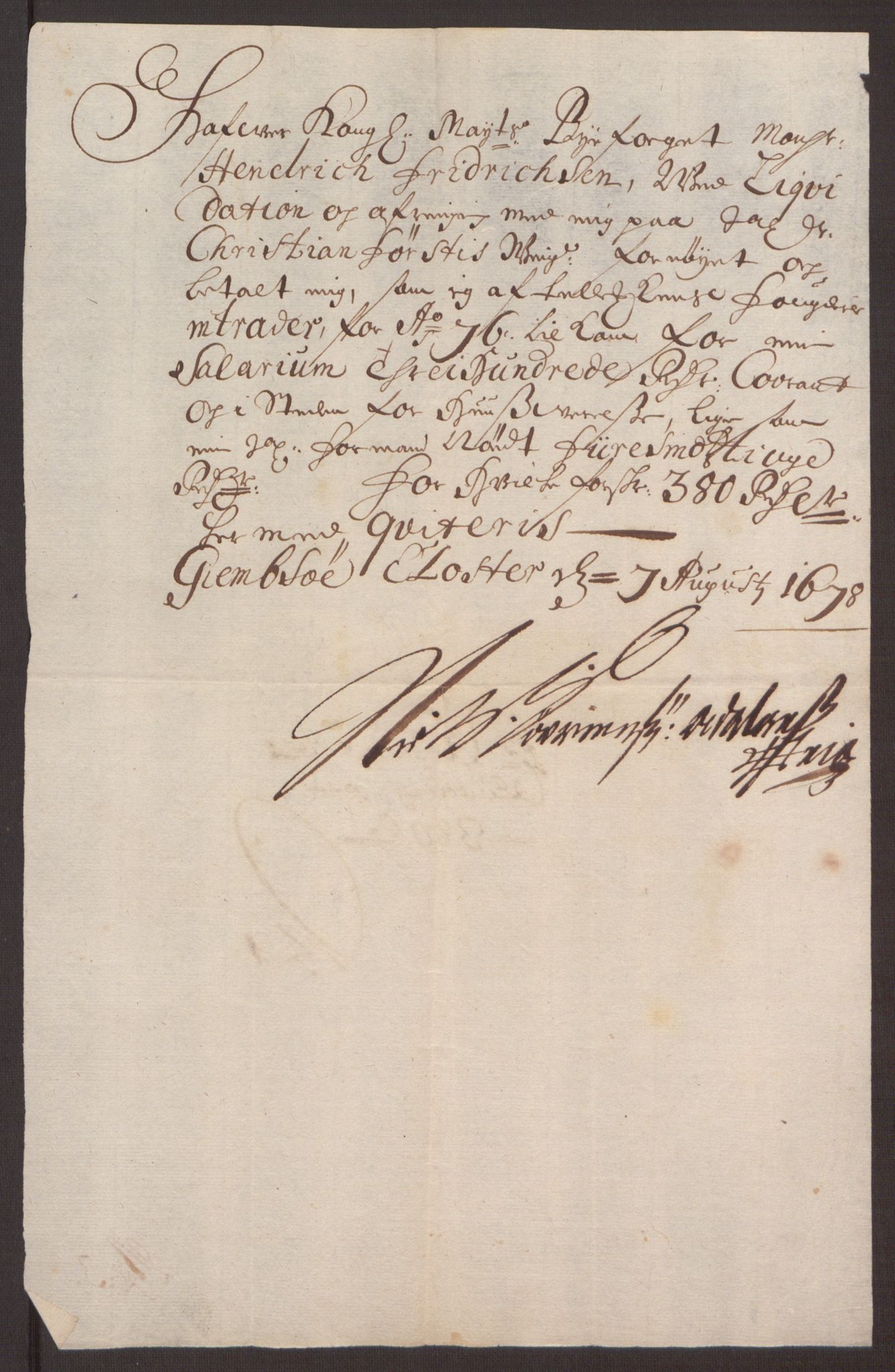 Rentekammeret inntil 1814, Reviderte regnskaper, Fogderegnskap, AV/RA-EA-4092/R35/L2066: Fogderegnskap Øvre og Nedre Telemark, 1676, p. 220