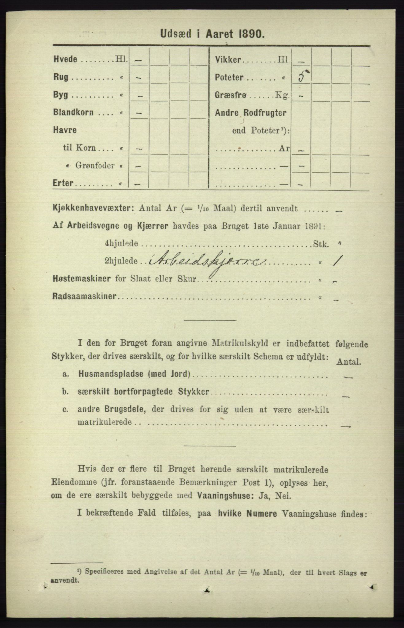 RA, 1891 census for 1230 Ullensvang, 1891, p. 8517