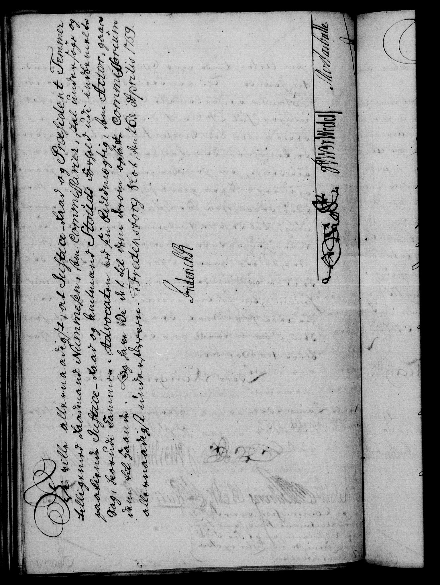 Rentekammeret, Kammerkanselliet, RA/EA-3111/G/Gf/Gfa/L0041: Norsk relasjons- og resolusjonsprotokoll (merket RK 52.41), 1759, p. 294