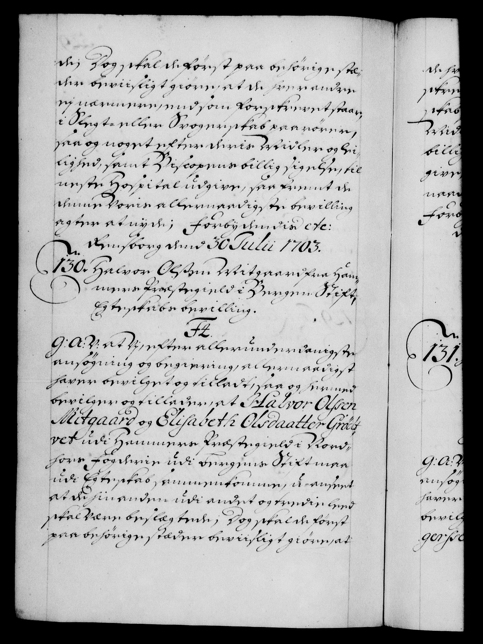 Danske Kanselli 1572-1799, RA/EA-3023/F/Fc/Fca/Fcaa/L0018: Norske registre, 1699-1703, p. 529b