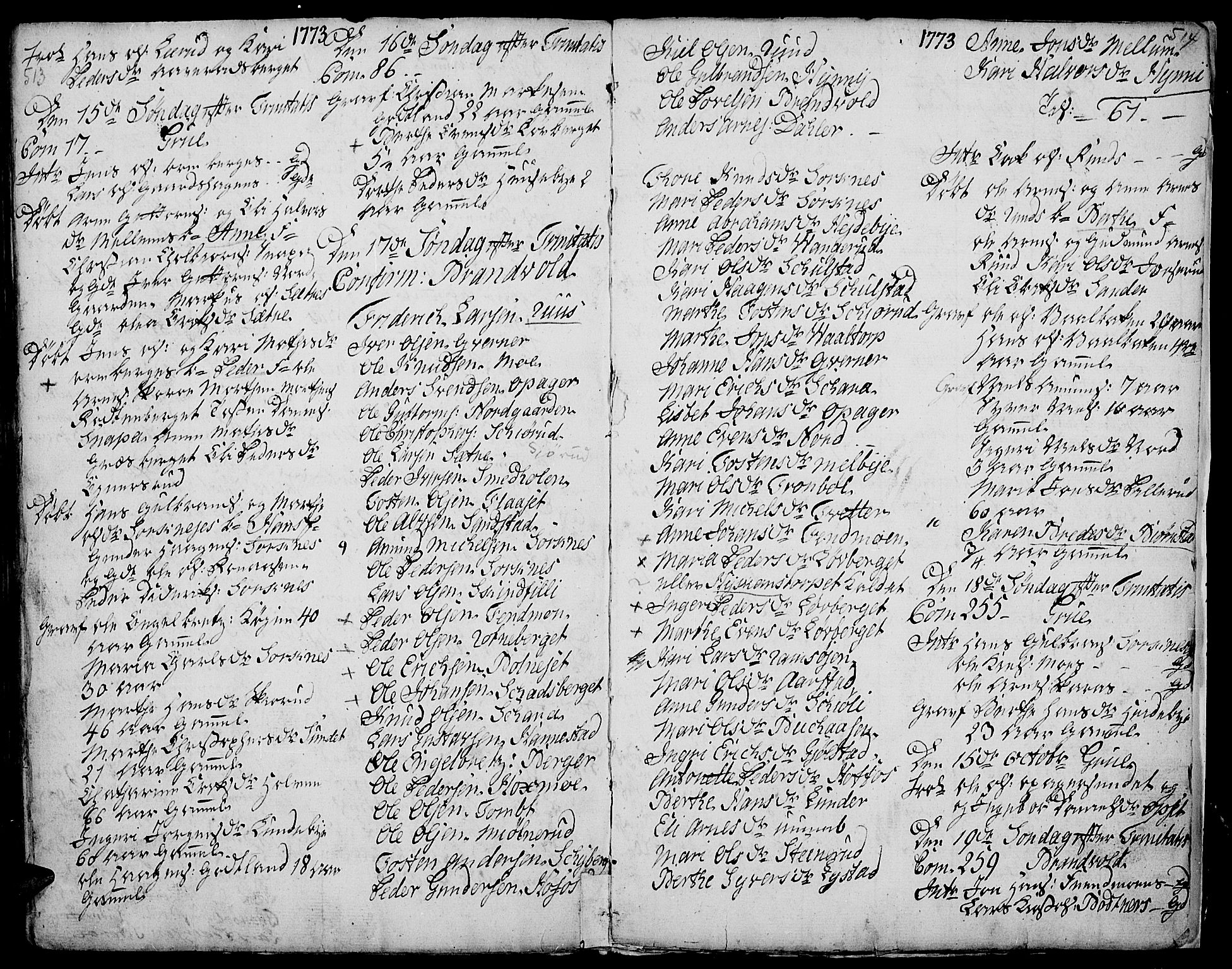 Grue prestekontor, AV/SAH-PREST-036/H/Ha/Haa/L0002: Parish register (official) no. 2, 1749-1774, p. 513-514