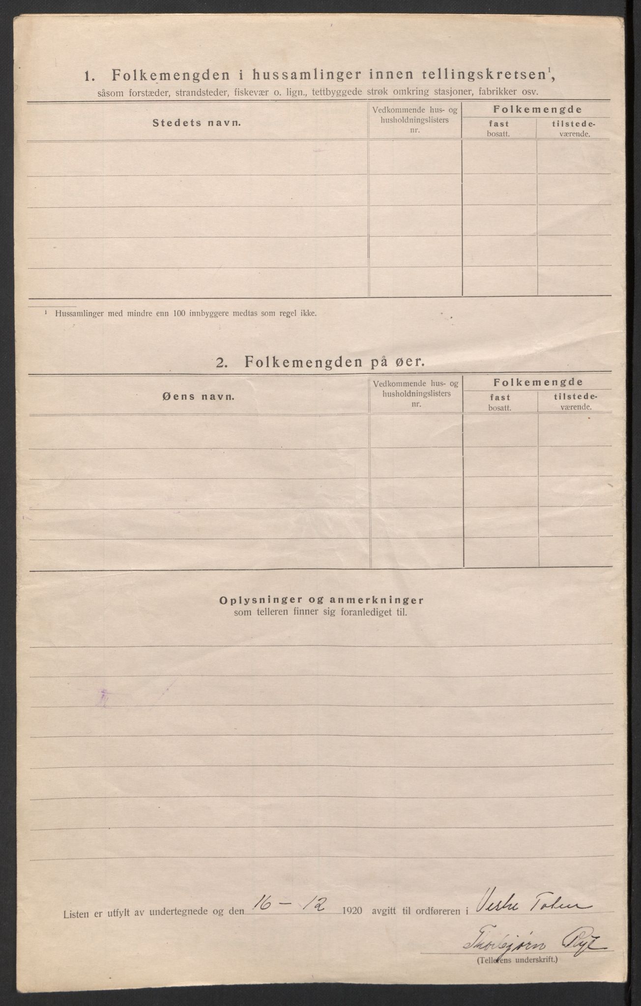 SAH, 1920 census for Vestre Toten, 1920, p. 31